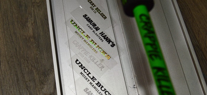 12 Options for Custom Text Rod Decals