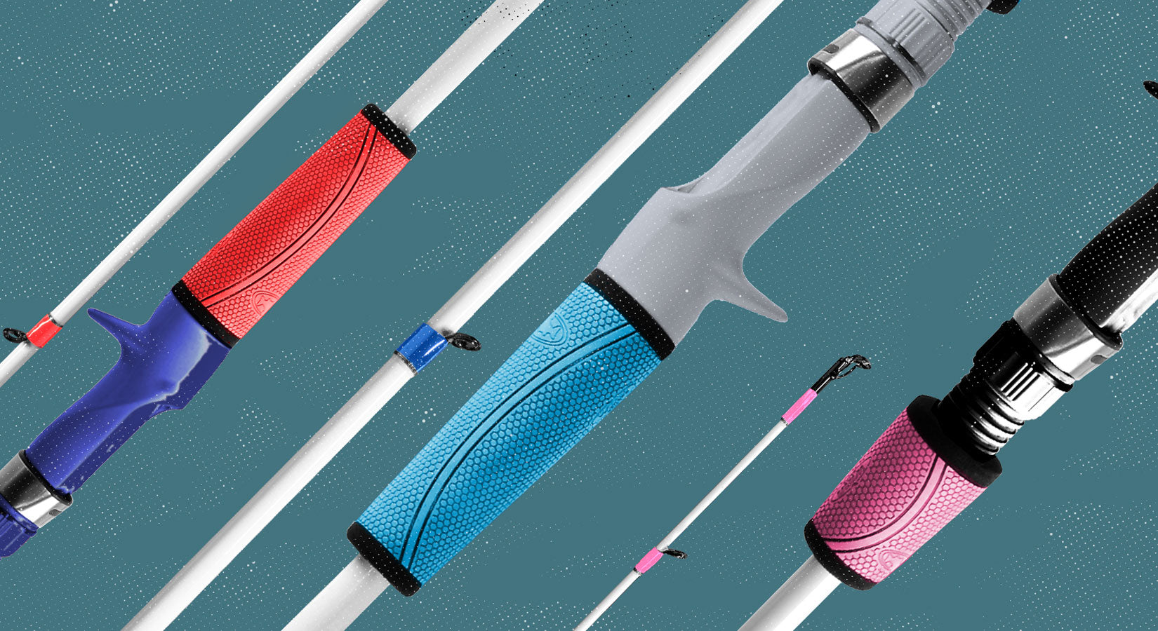 custom fishing rod colors Fly Fugi reel seats 7' Kingfish Custom Colored Fishing