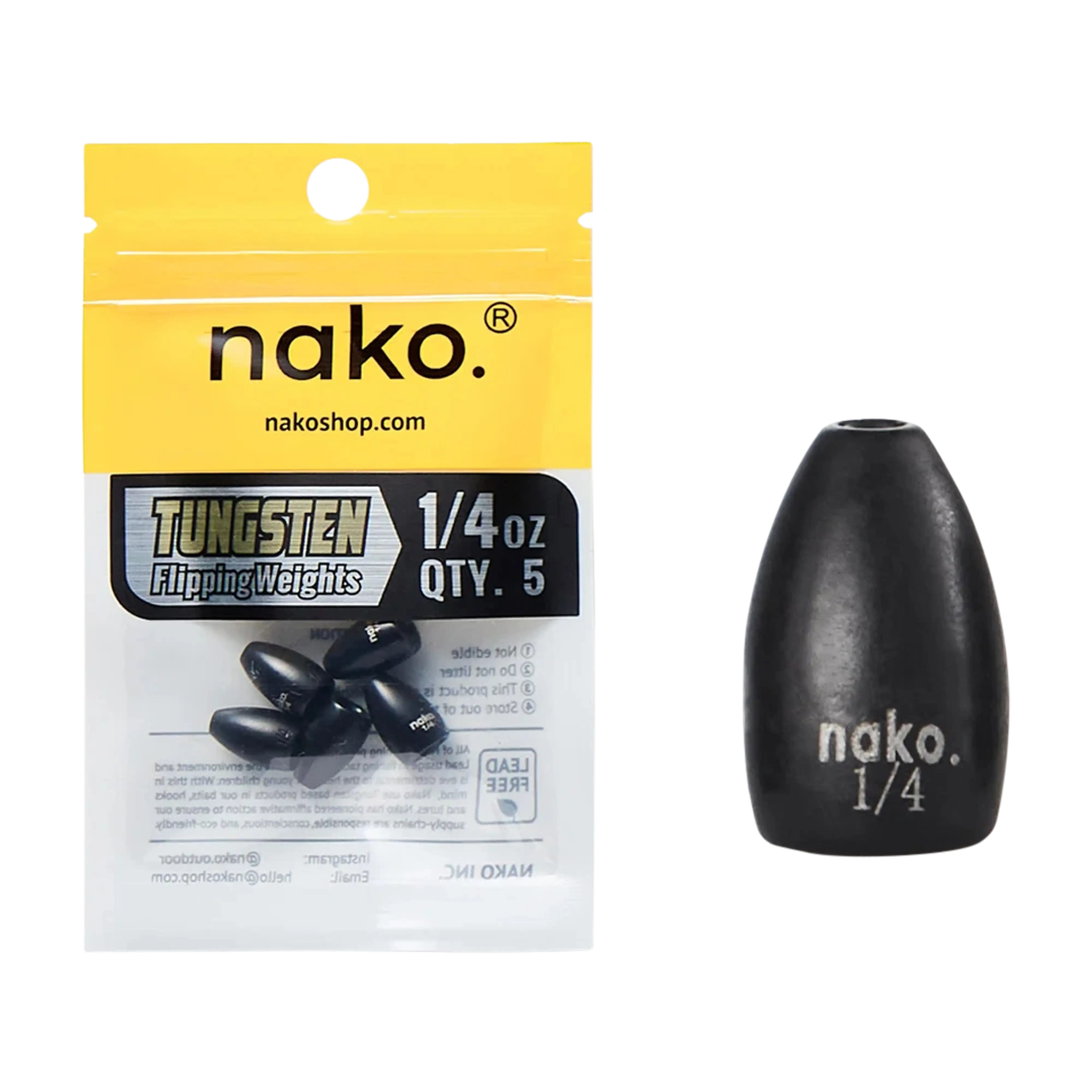 Nako Tungsten Flipping Weights