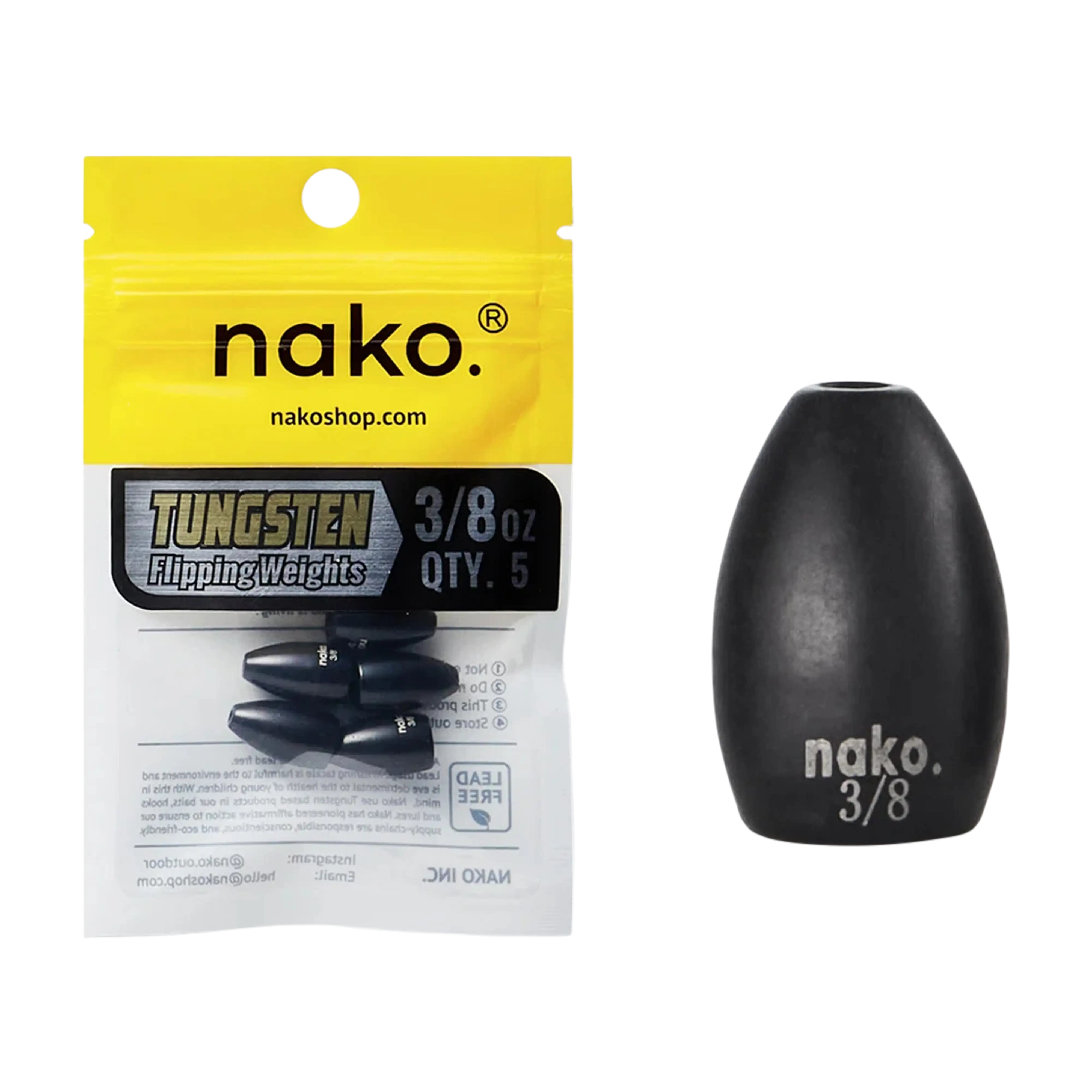 Nako Tungsten Flipping Weights
