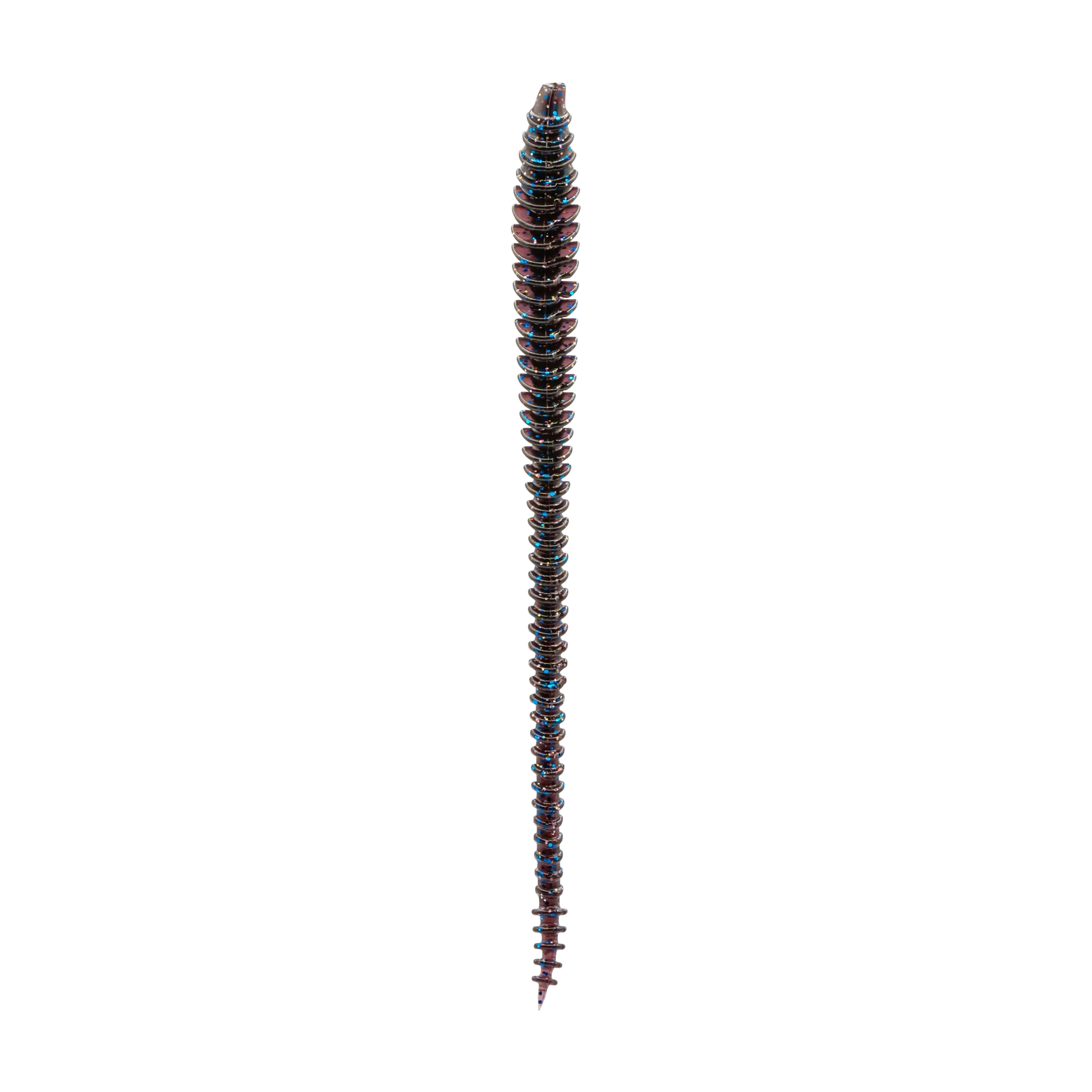 6th Sense Boosa Shakey Worm 6 5 Inch Blue Fleck Magic