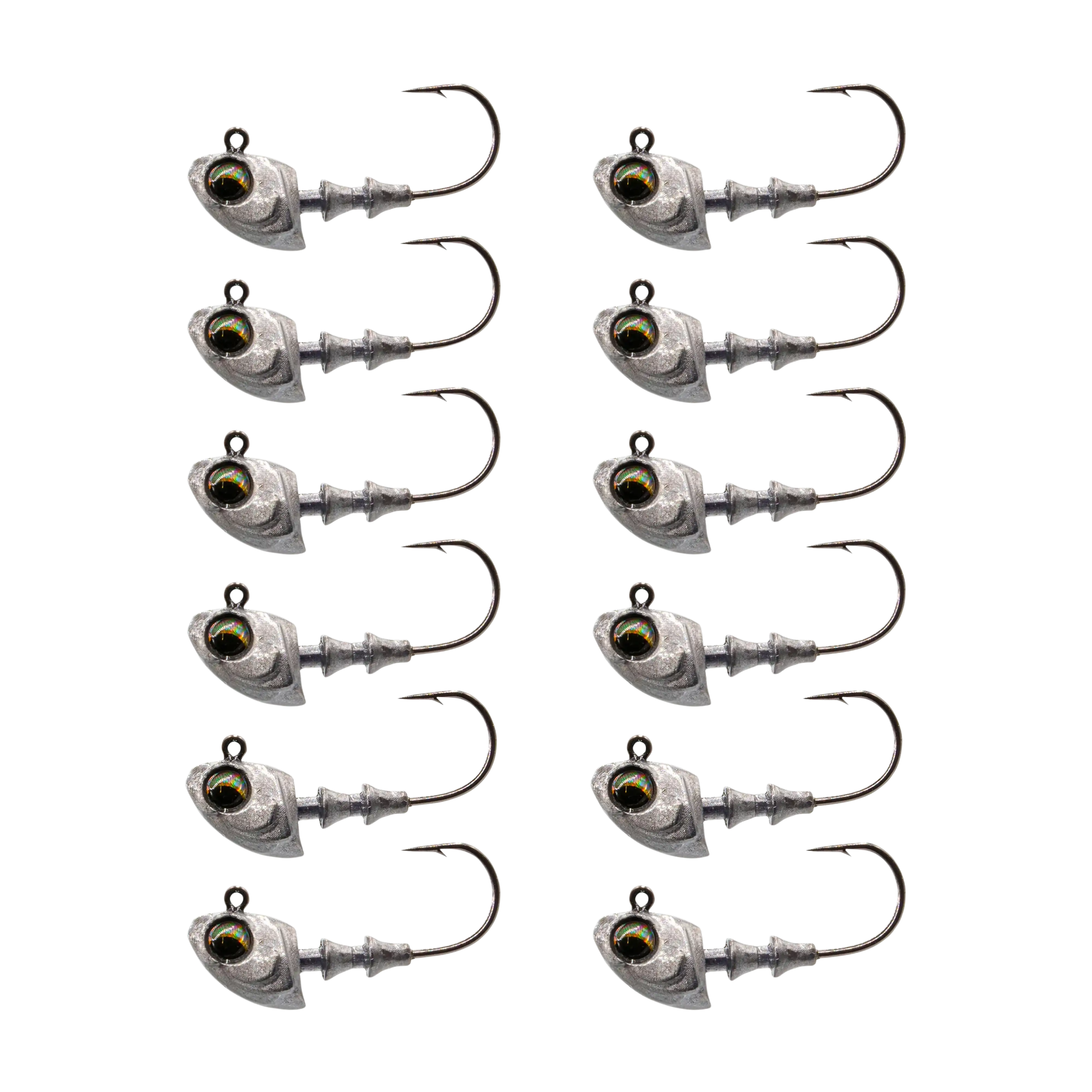 6th Sense Crappie Jig Heads Silver Shad Pack