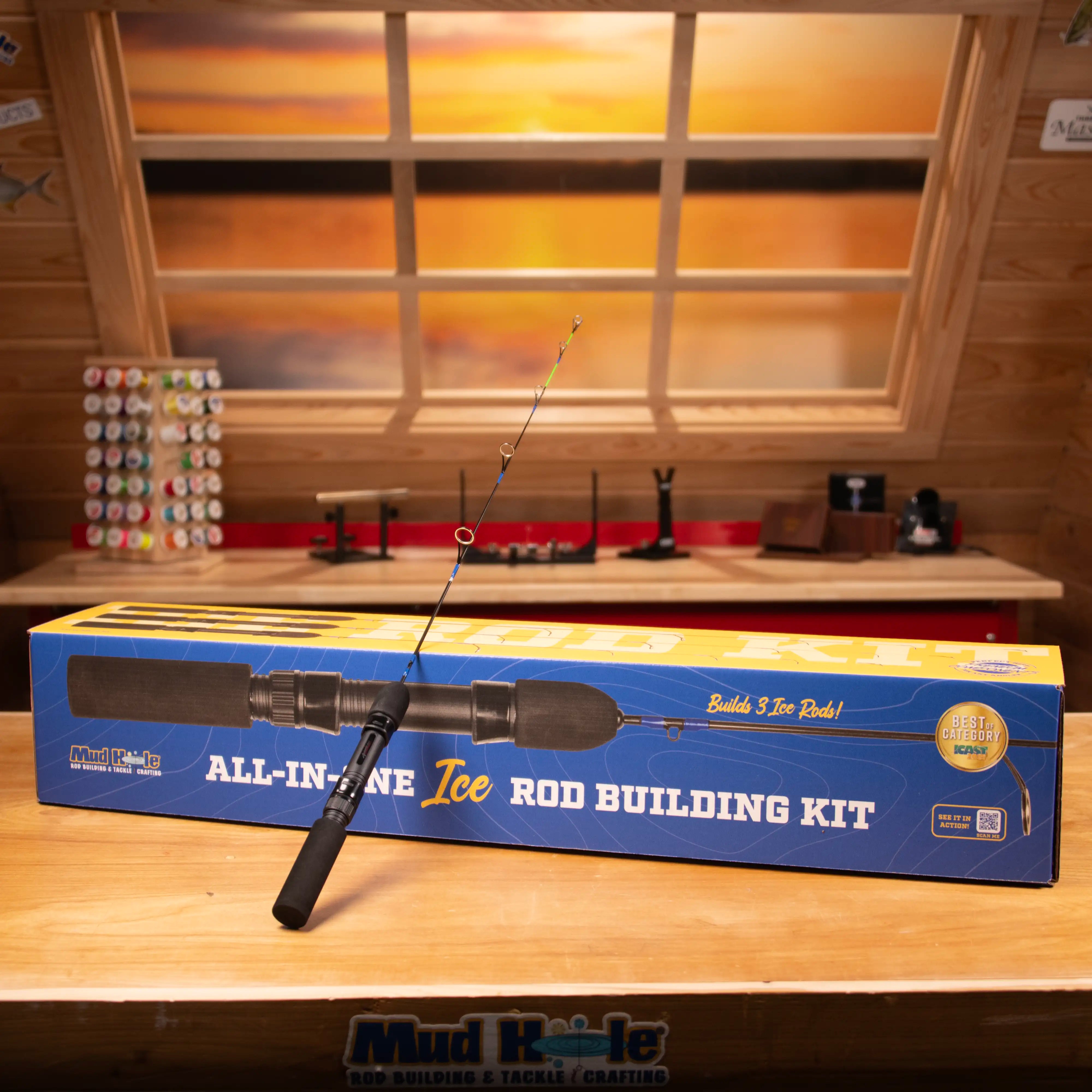 Mud Hole All-In-One Ice Rod Building Kit
