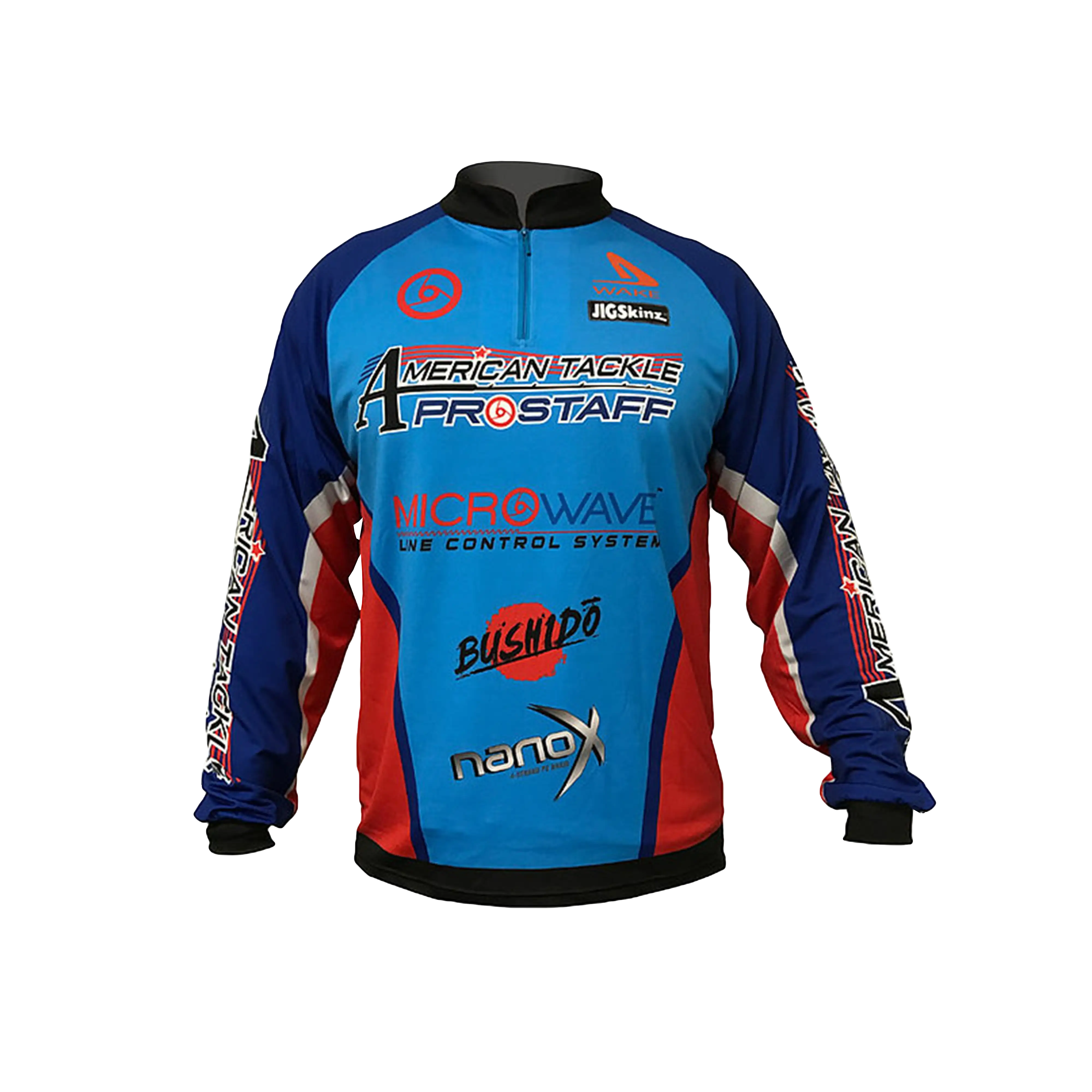 American Tackle ProStaff Jersey - Red, White & Blue, X-Large