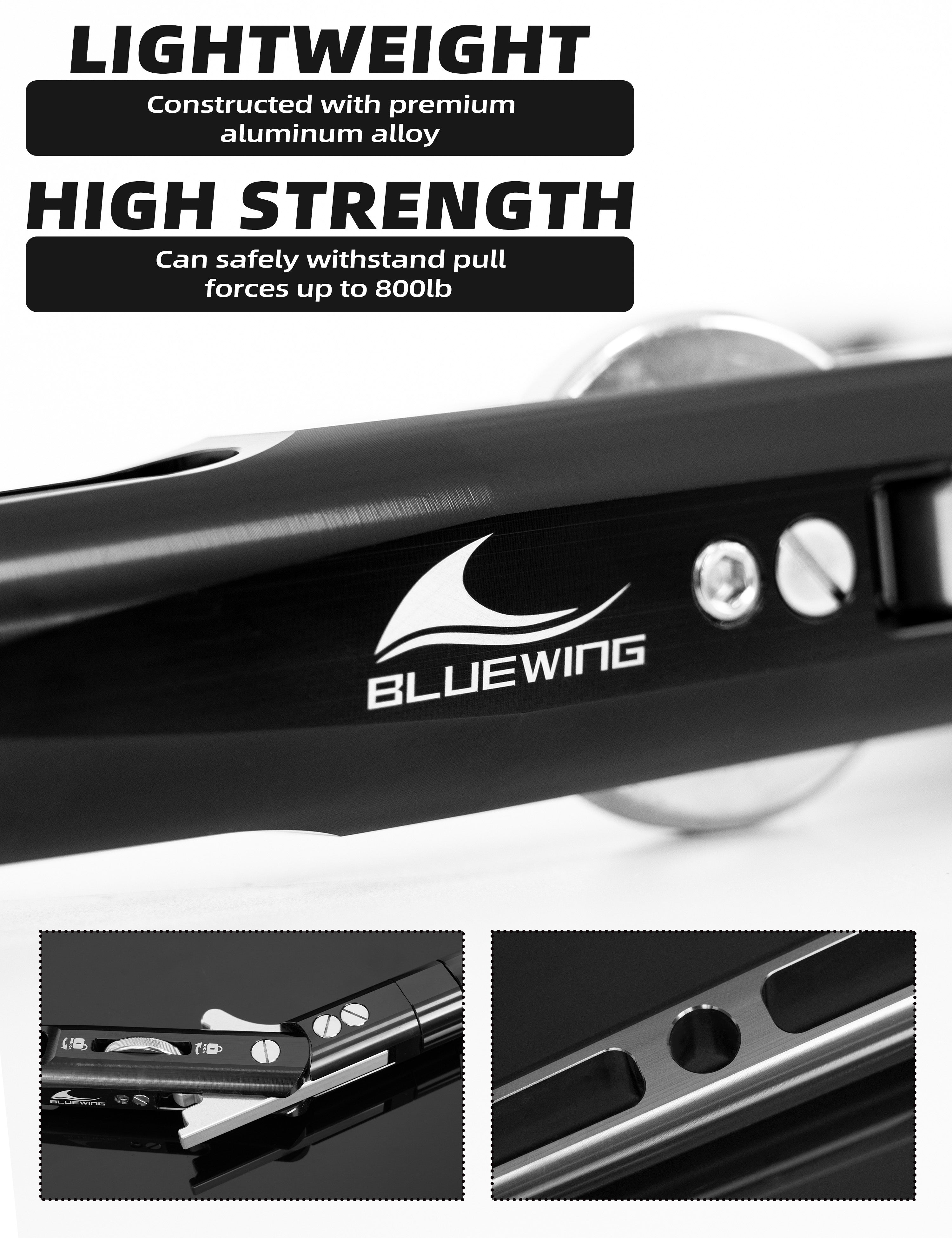 Bluewing Adjustable Bent Rod Butt