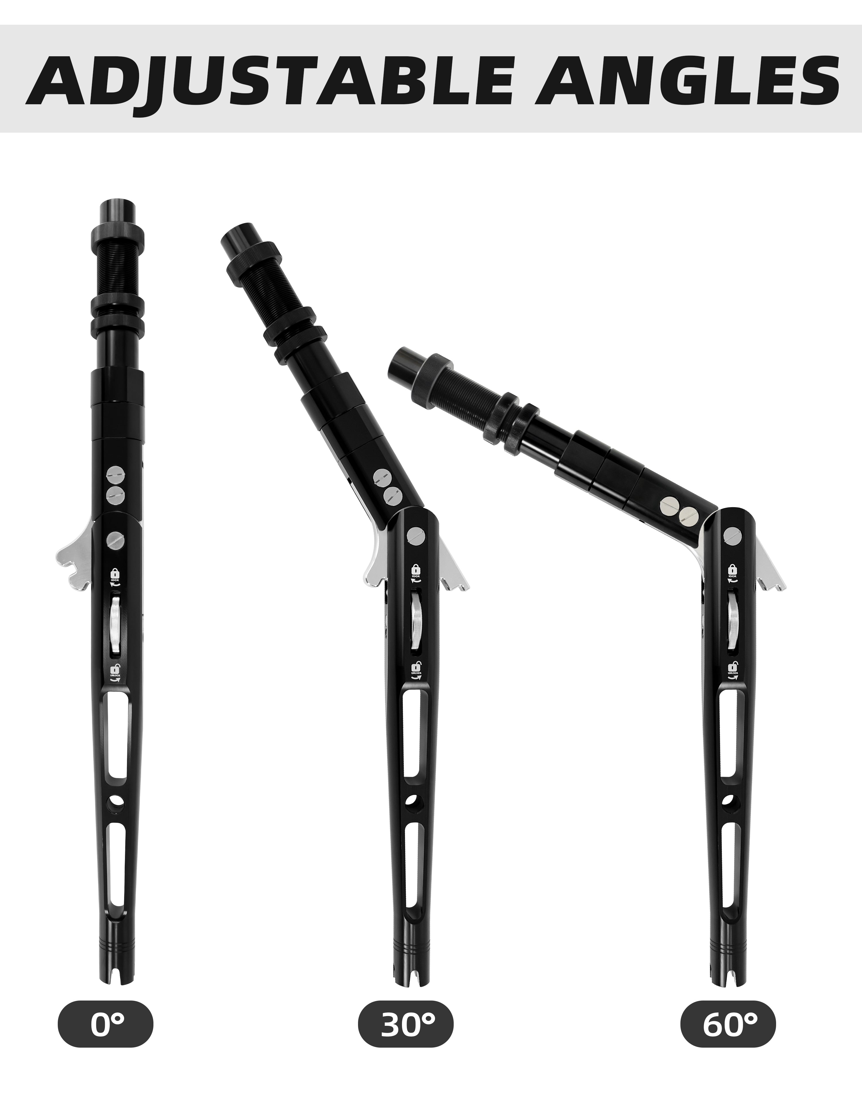 Bluewing Adjustable Bent Rod Butt