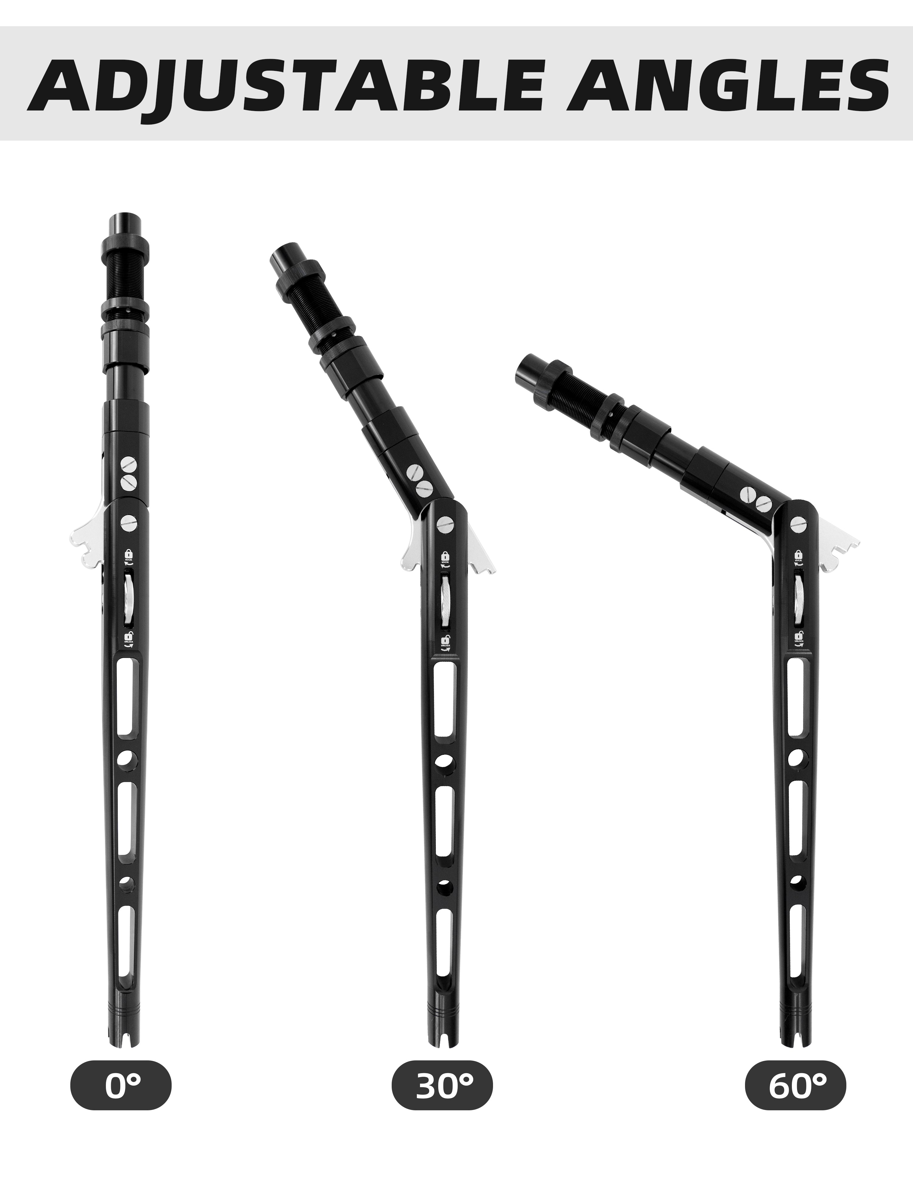 Bluewing Adjustable Bent Rod Butt