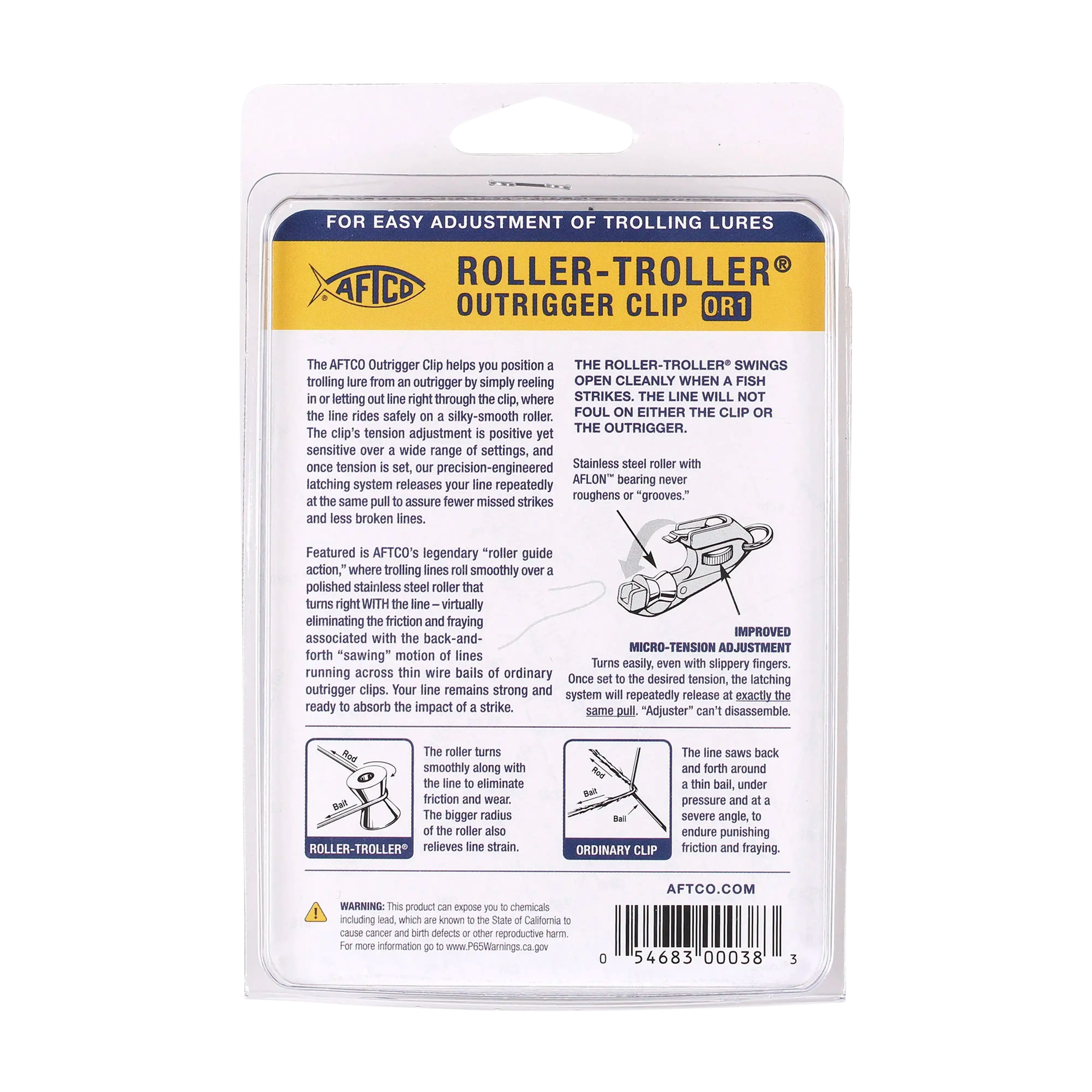 Aftco Roller Troller Outrigger Clips