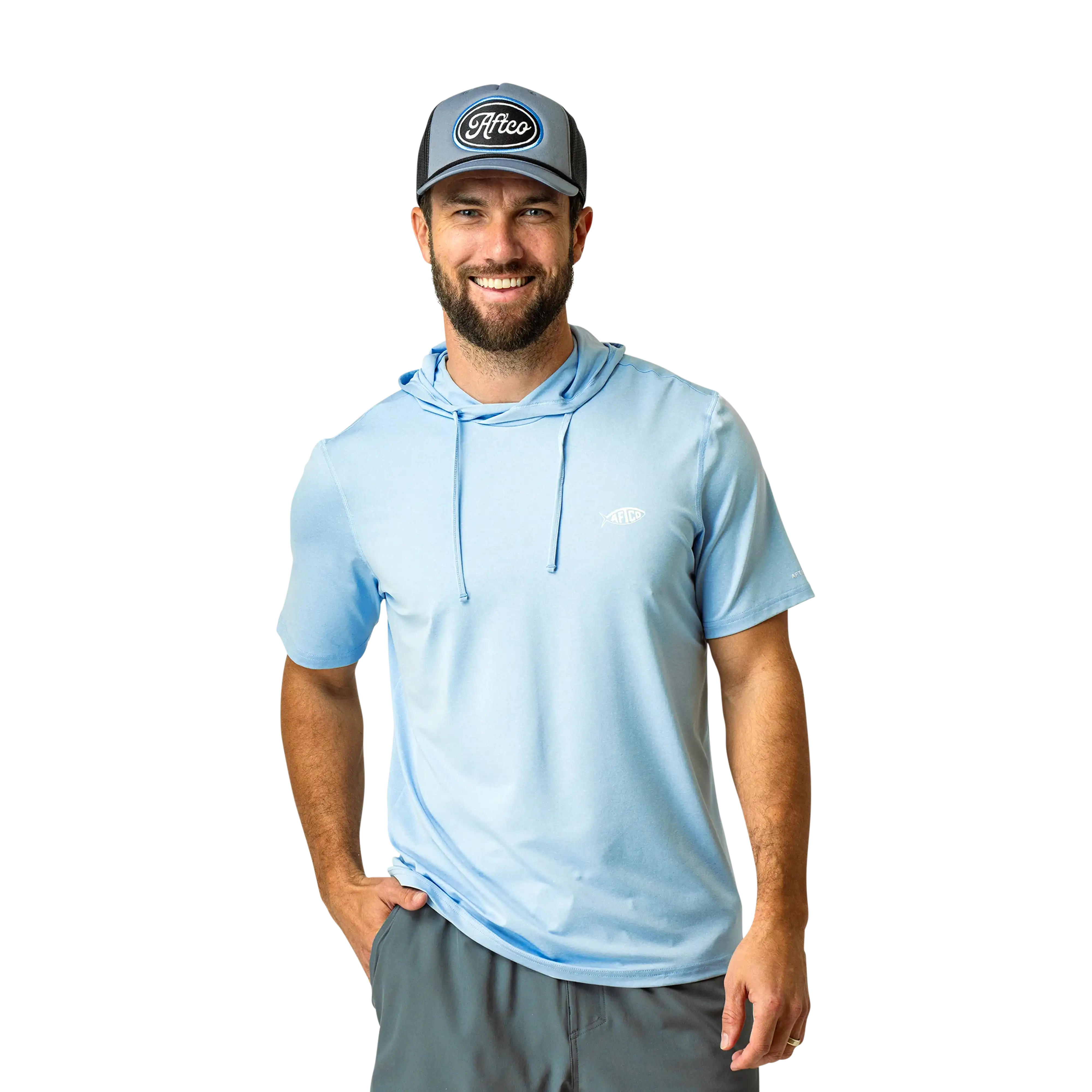 Aftco Samurai SS Hooded Sun Protection Shirt