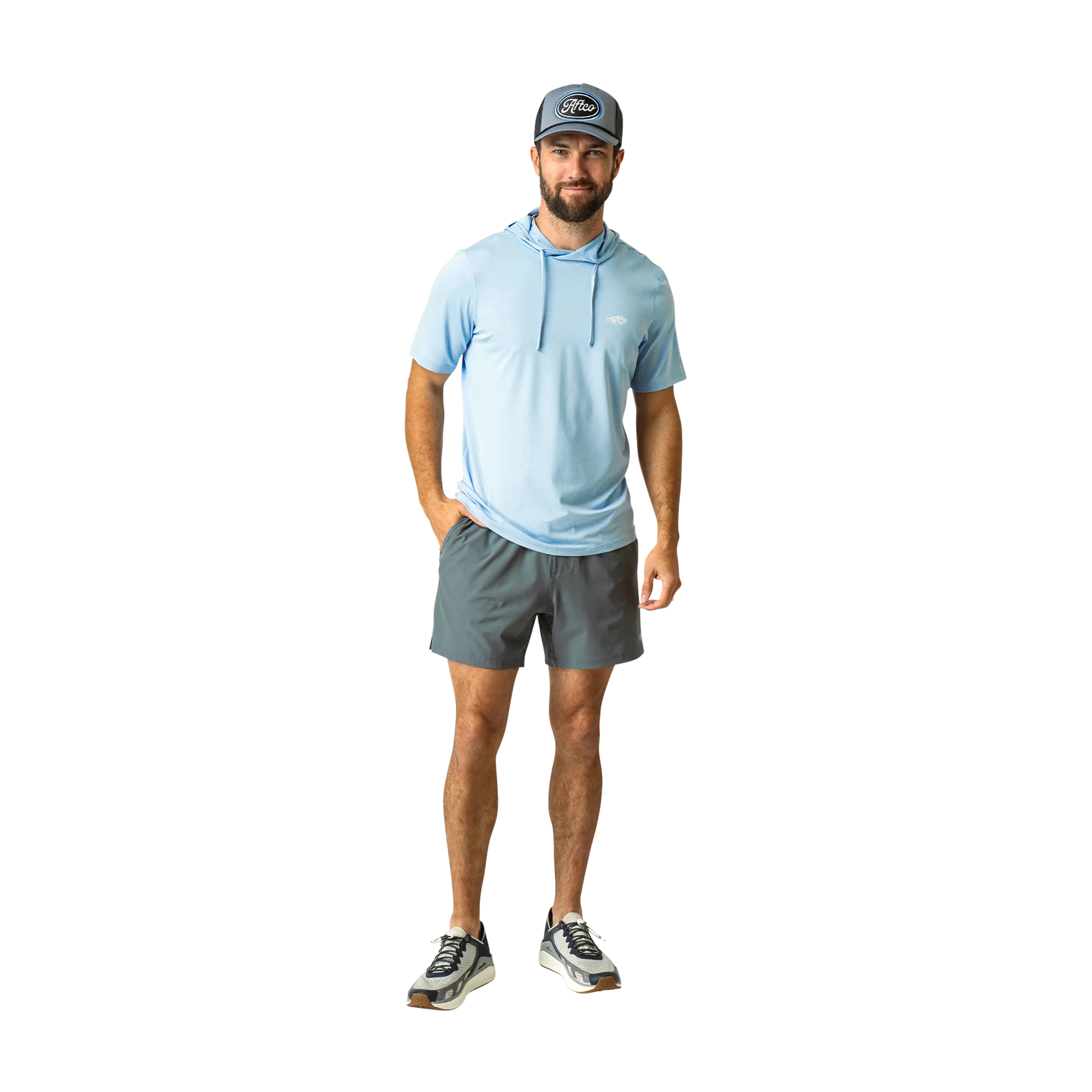 Aftco Samurai SS Hooded Sun Protection Shirt