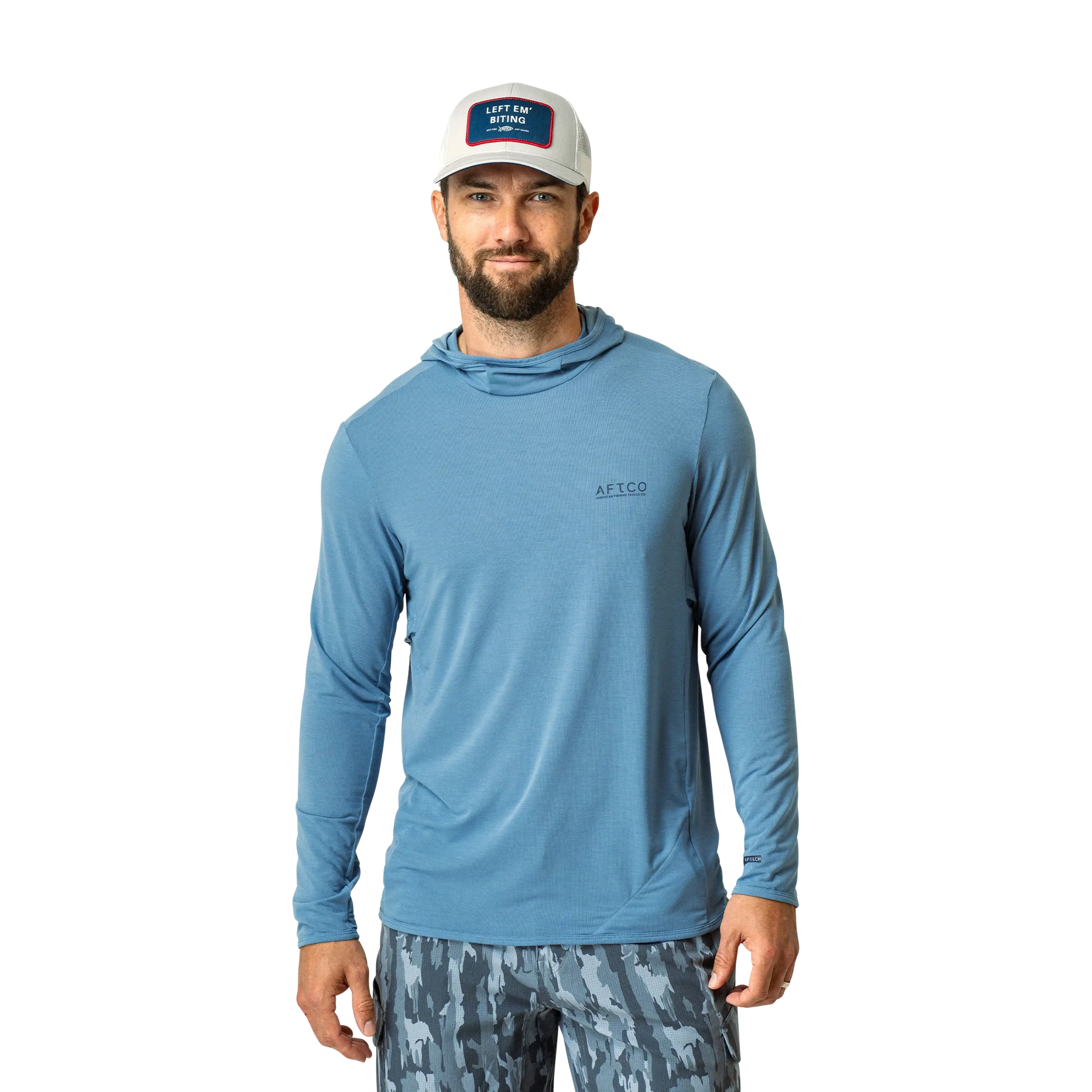 Aftco Tailwind LS Hooded Sun Protection Shirt