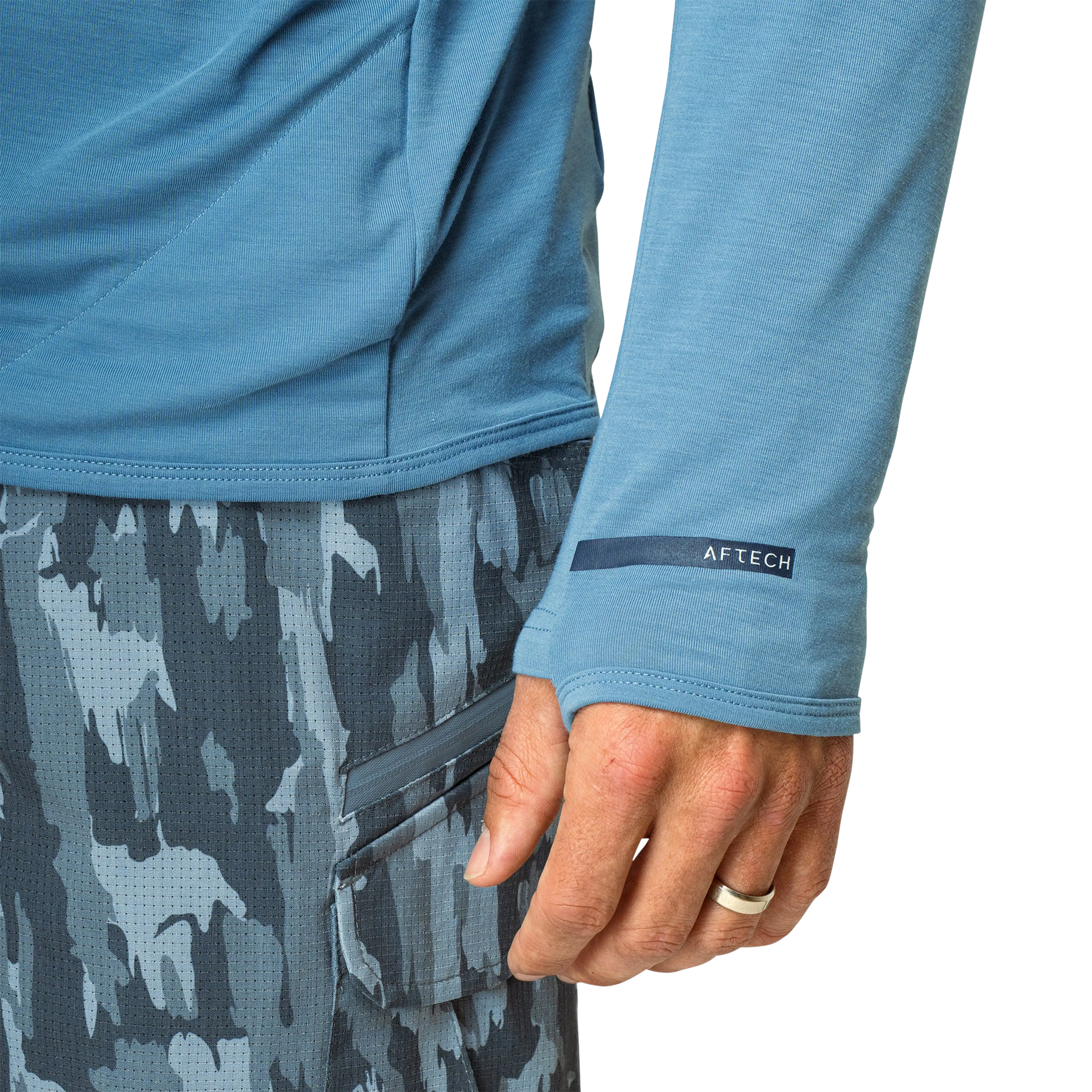 Aftco Tailwind LS Hooded Sun Protection Shirt