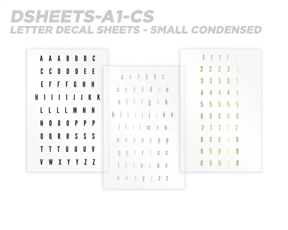 Mud Hole All-in-One Number & Alphabet Rod Decal Kit - Peel & Stick Letters