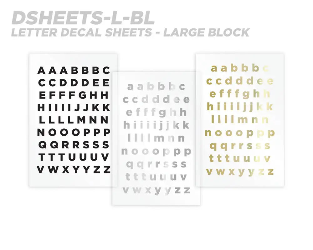 Mud Hole Alphabet Rod Decals - Peel & Stick Letters