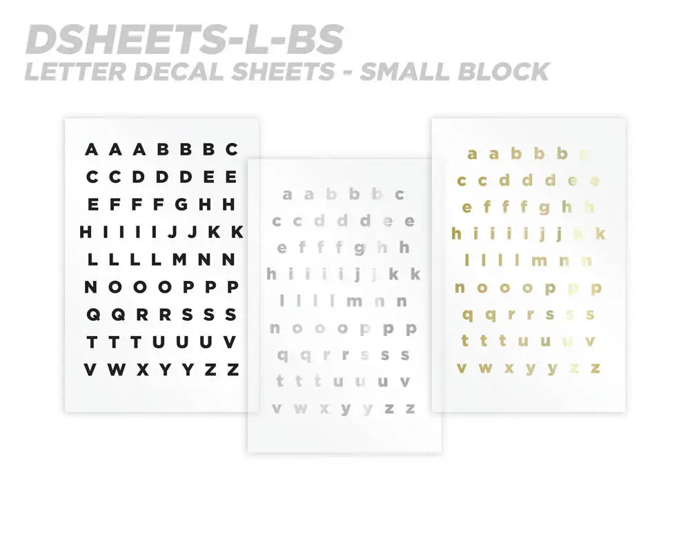 Mud Hole Alphabet Rod Decals - Peel & Stick Letters