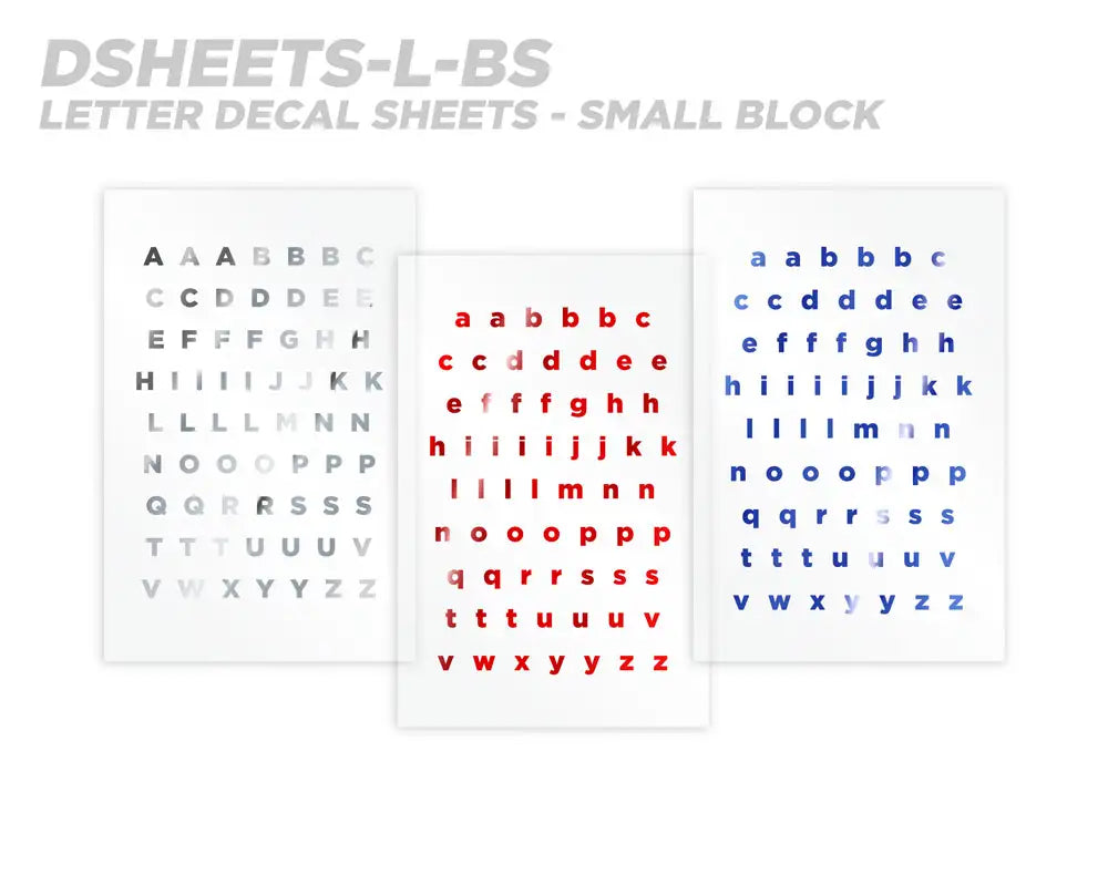 Mud Hole Alphabet Rod Decals - Peel & Stick Letters