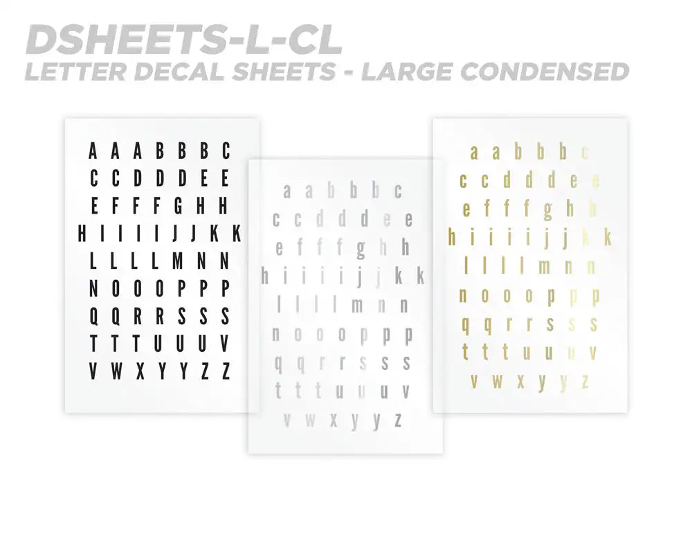 Mud Hole Alphabet Rod Decals - Peel & Stick Letters