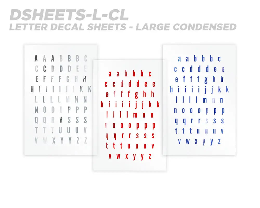 Mud Hole Alphabet Rod Decals - Peel & Stick Letters