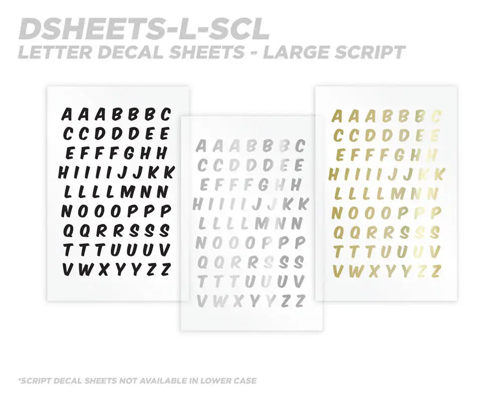 Mud Hole Alphabet Rod Decals - Peel & Stick Letters