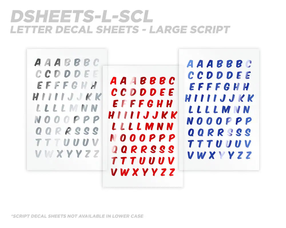 Mud Hole Alphabet Rod Decals - Peel & Stick Letters