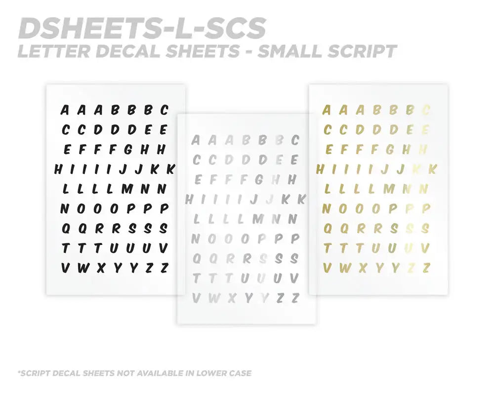 Mud Hole Alphabet Rod Decals - Peel & Stick Letters