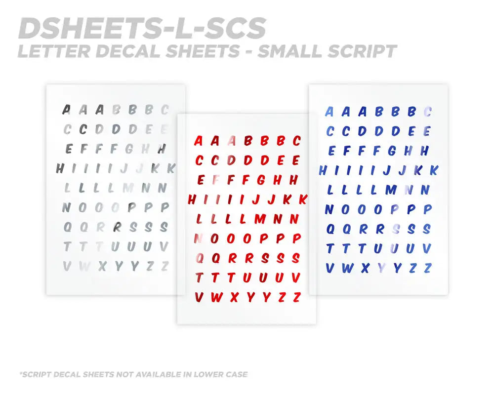 Mud Hole Alphabet Rod Decals - Peel & Stick Letters