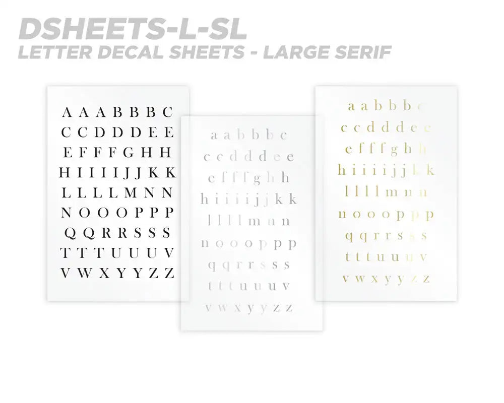 Mud Hole Alphabet Rod Decals - Peel & Stick Letters