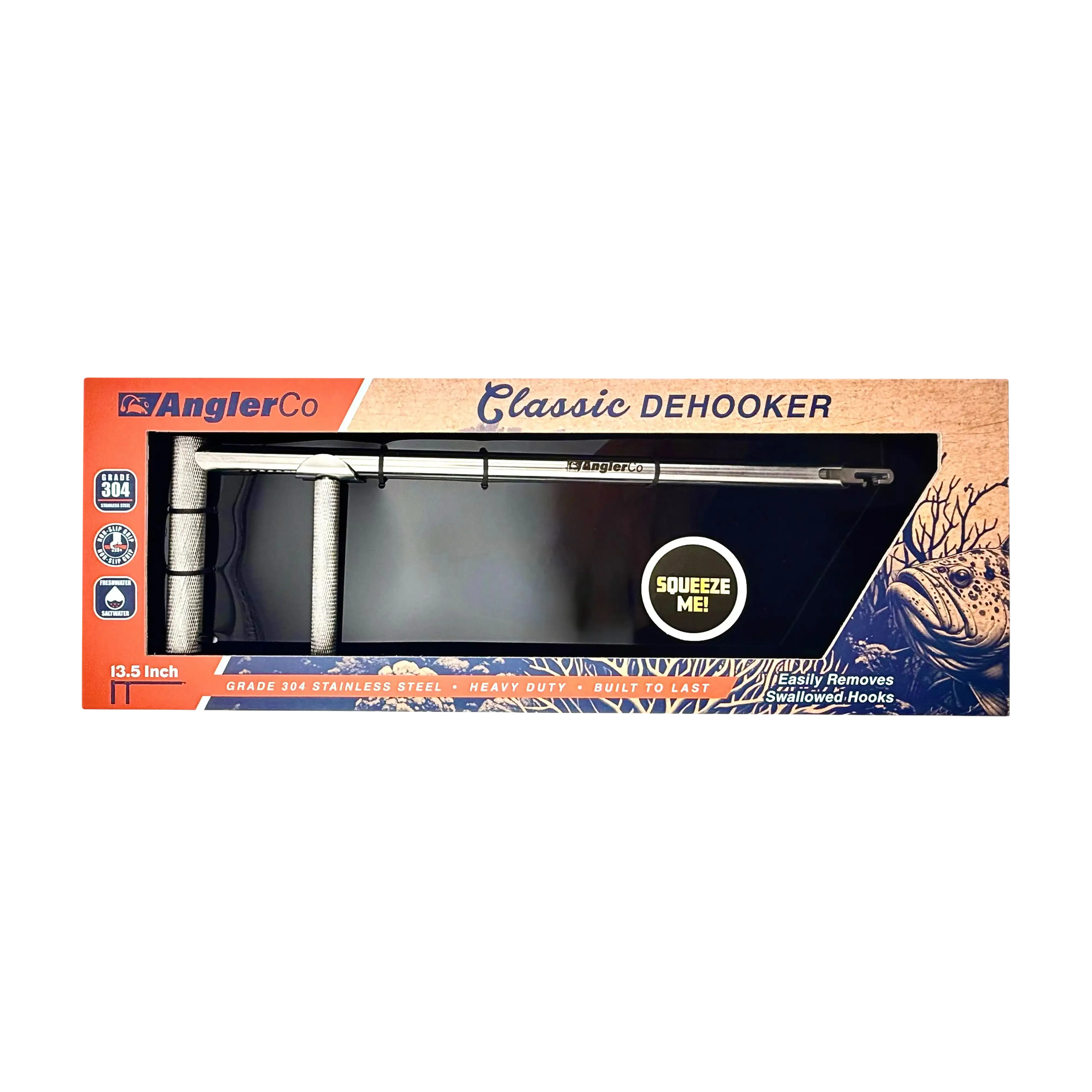 AnglerCo Classic Stainless Steel Dehooker