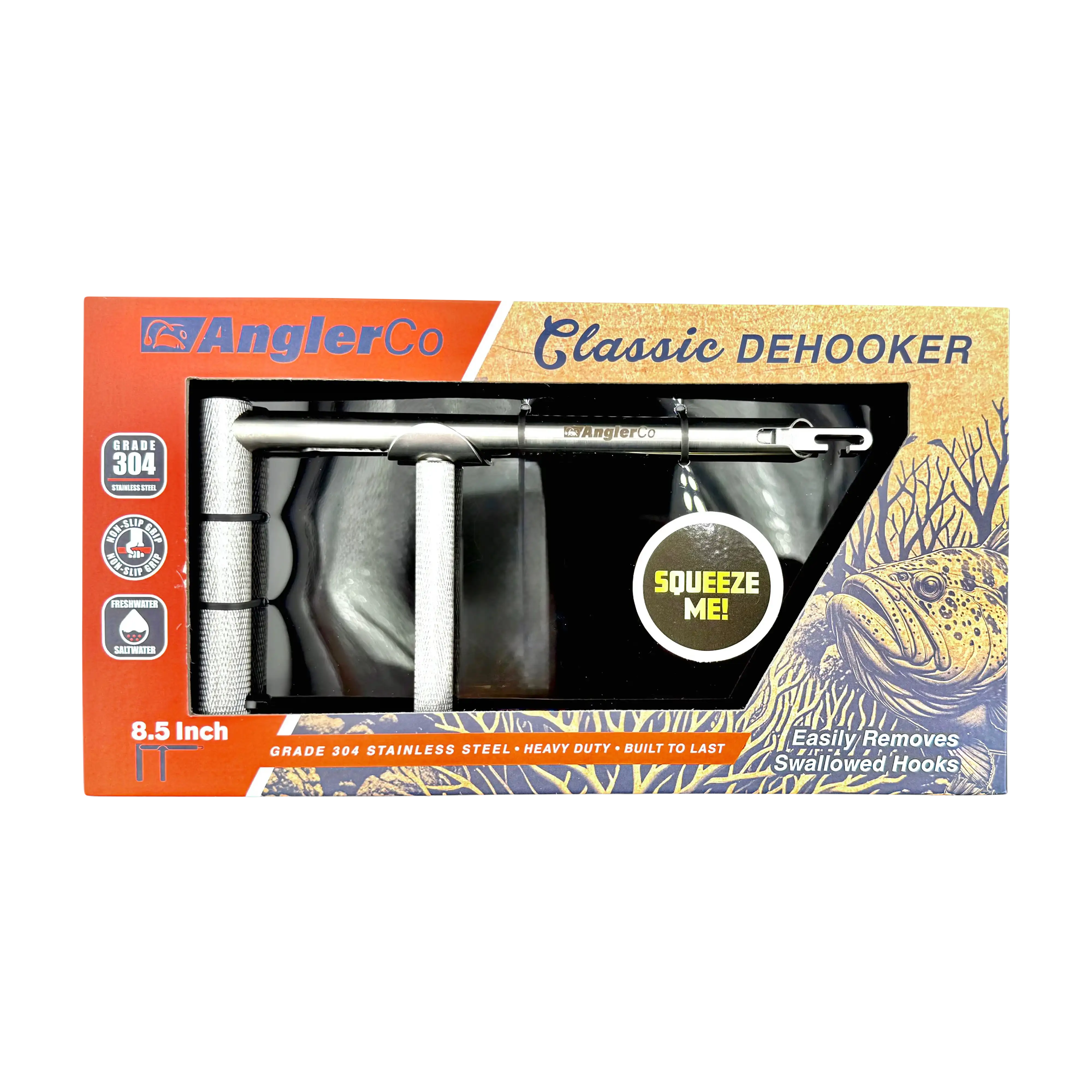 AnglerCo Classic Stainless Steel Dehooker