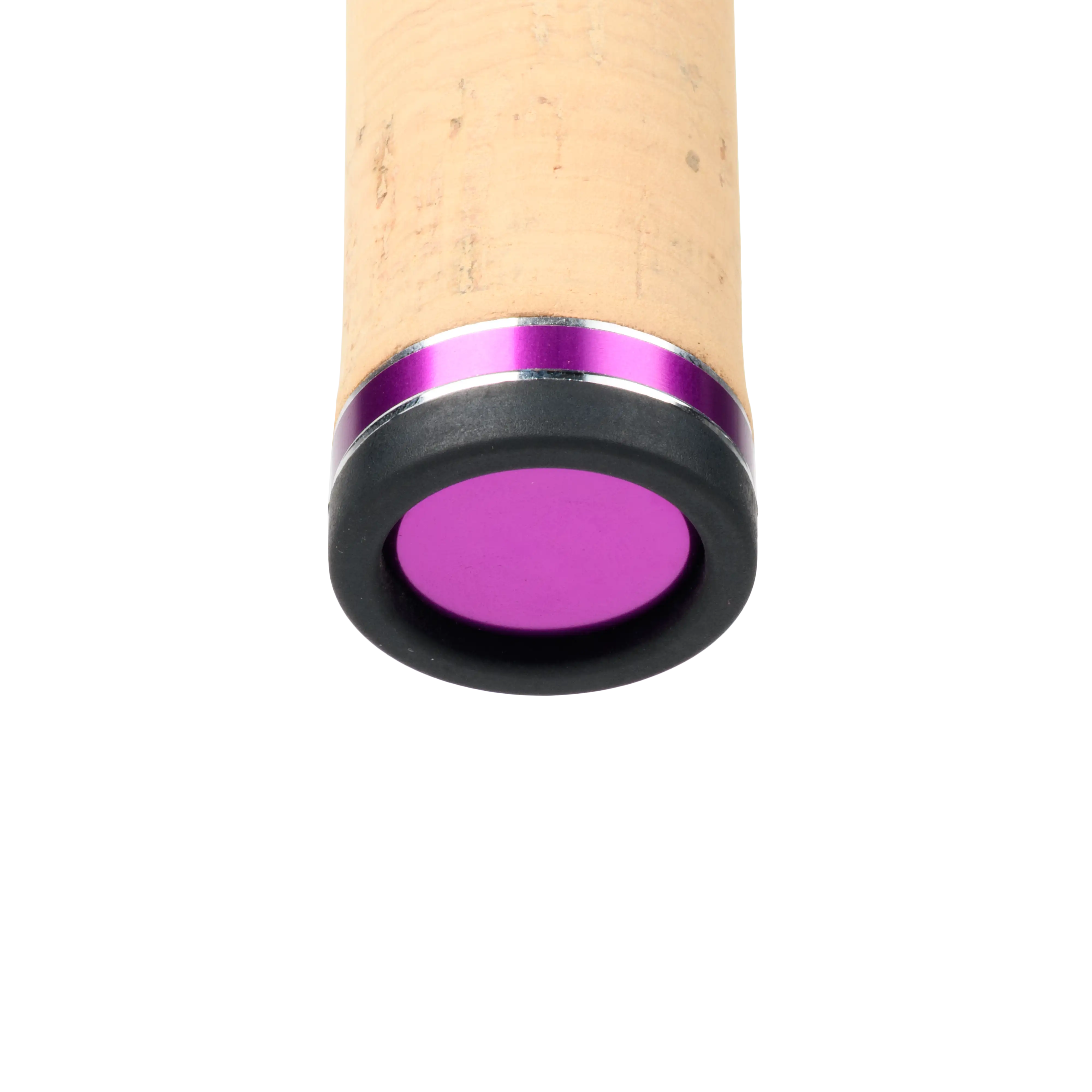 American Tackle Rubber Butt Cap with Designer Aluminum Trim