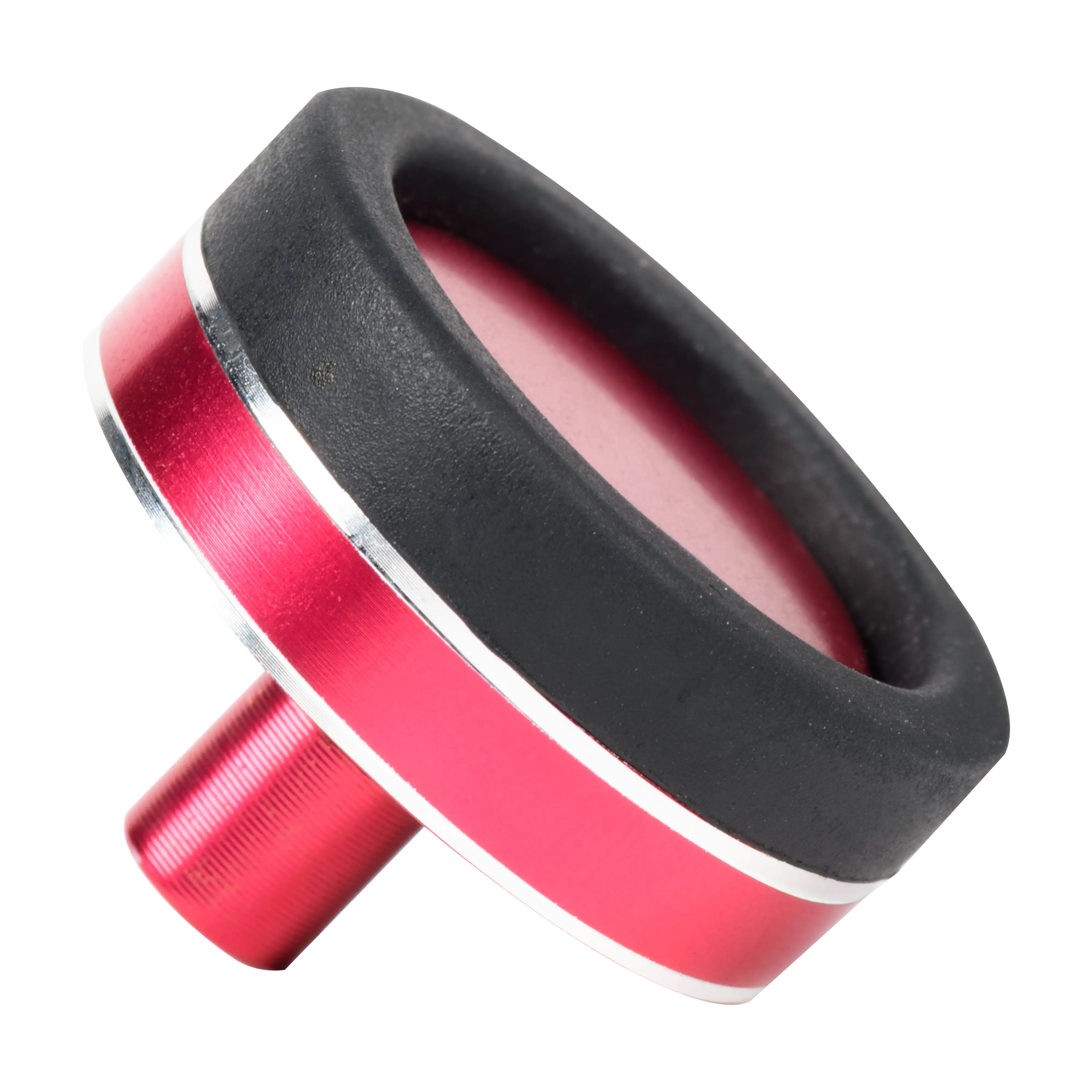 American Tackle Rubber Butt Cap with Designer Aluminum Trim