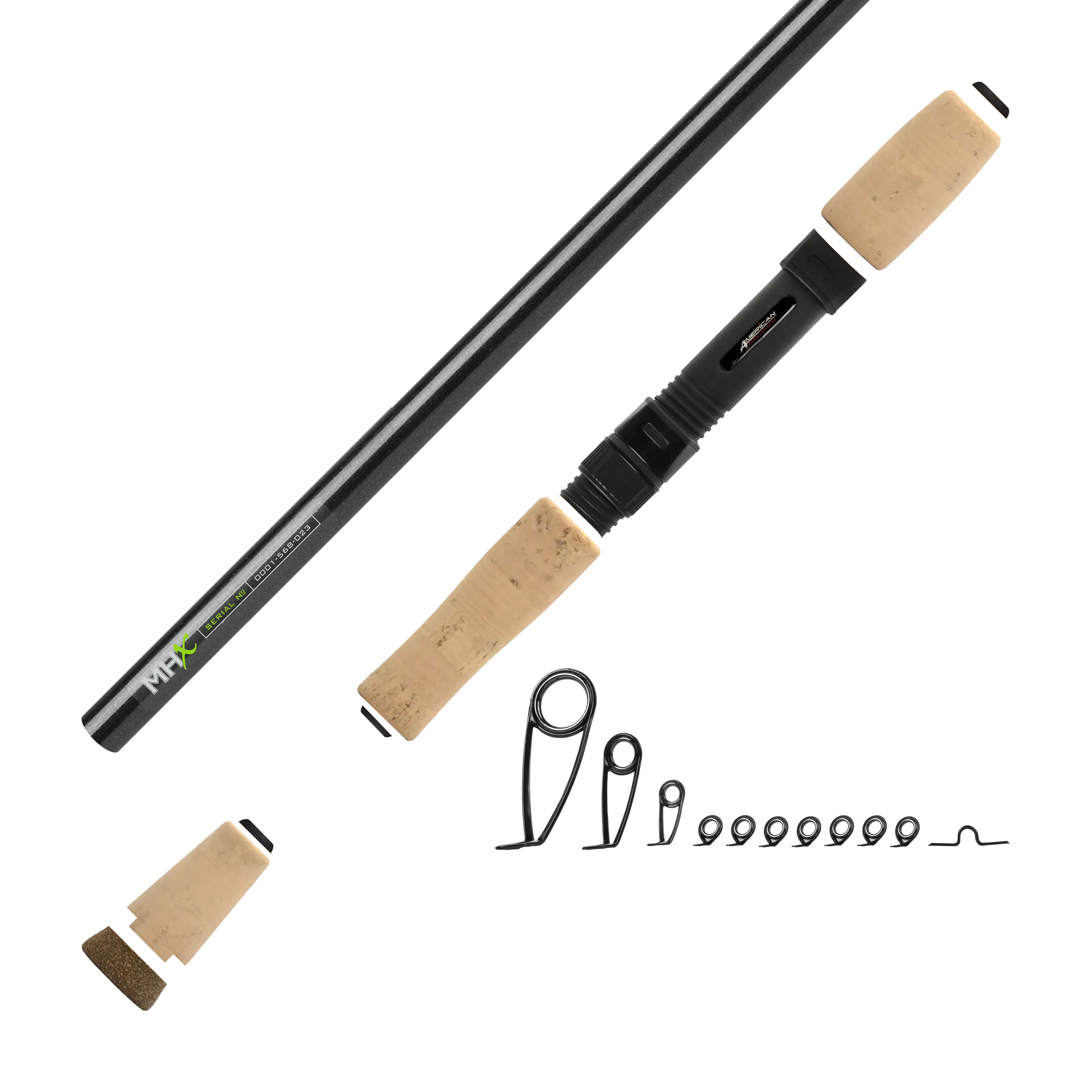 7'0" Light MHX Spinning Rod Kit