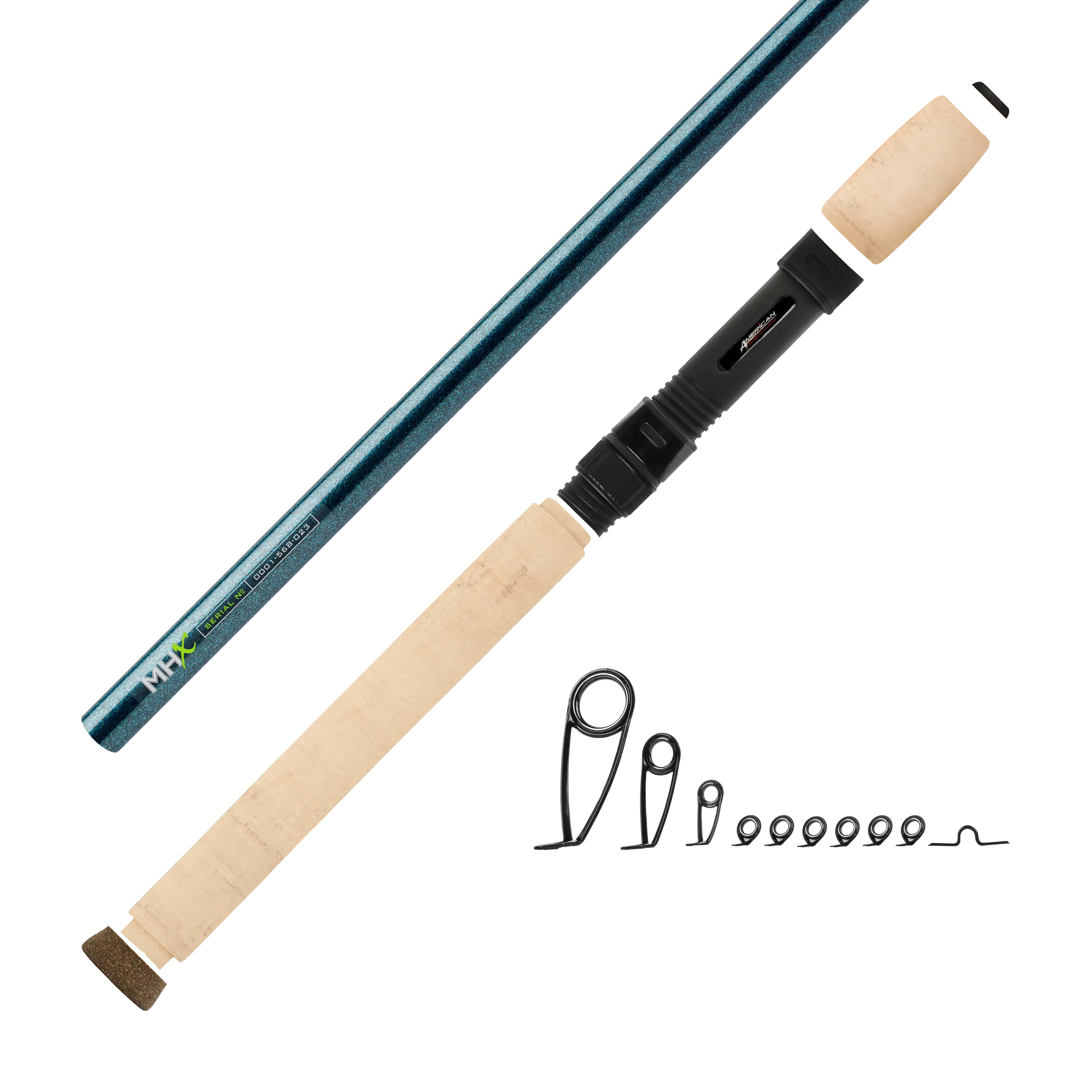 6'6" Ultralight MHX Light Spinning Rod Kit