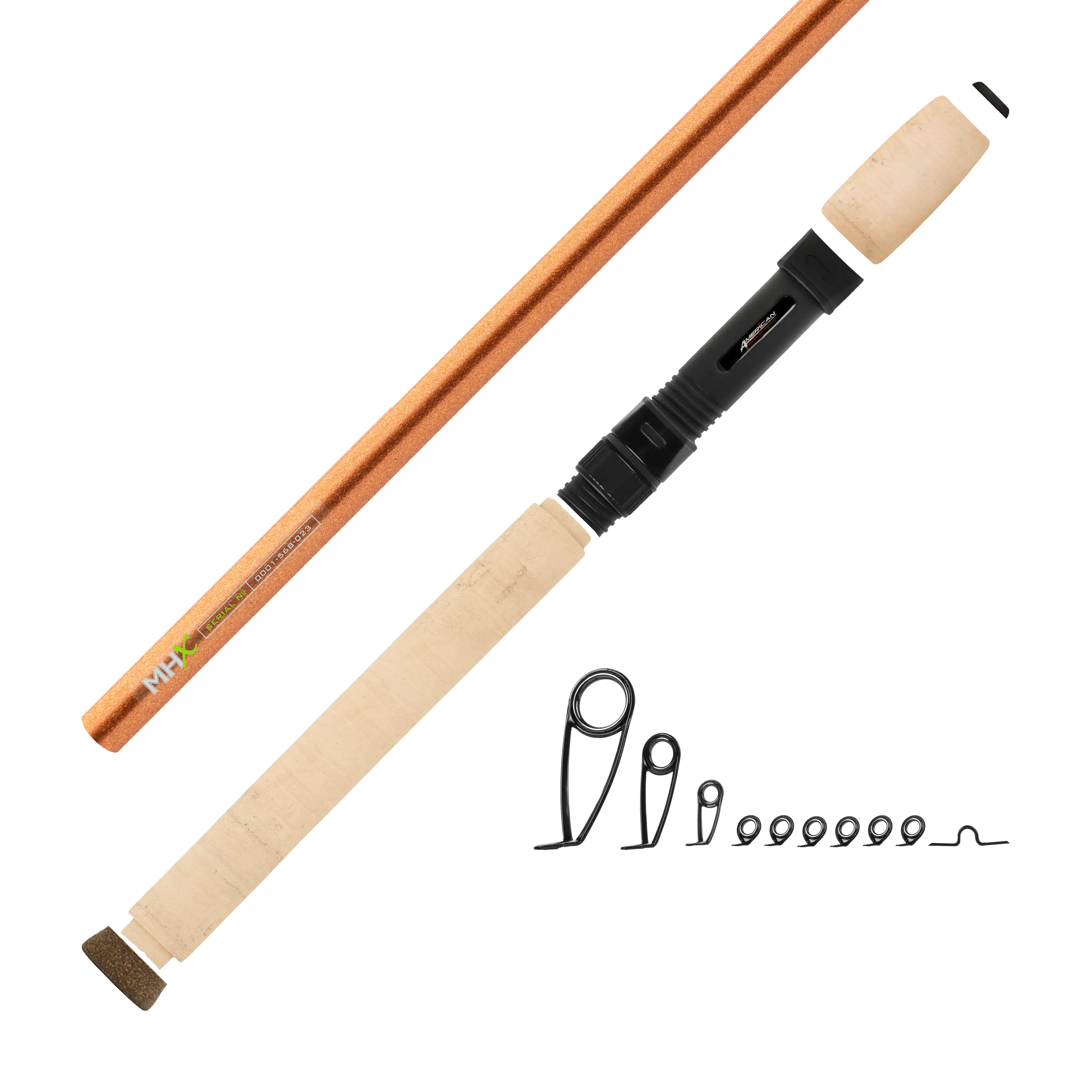 6'6" Ultralight MHX Light Spinning Rod Kit