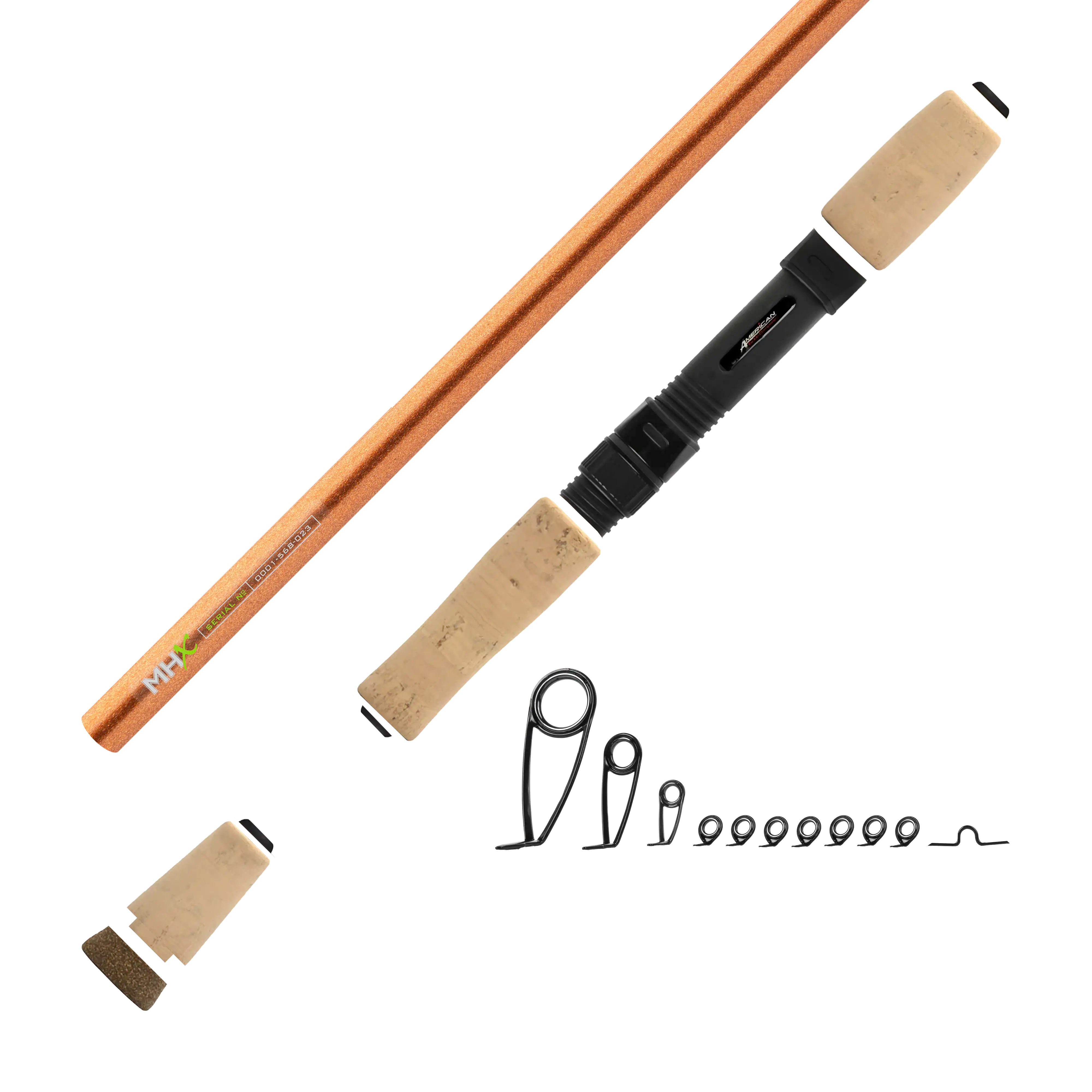 7'0" Light MHX Spinning Rod Kit