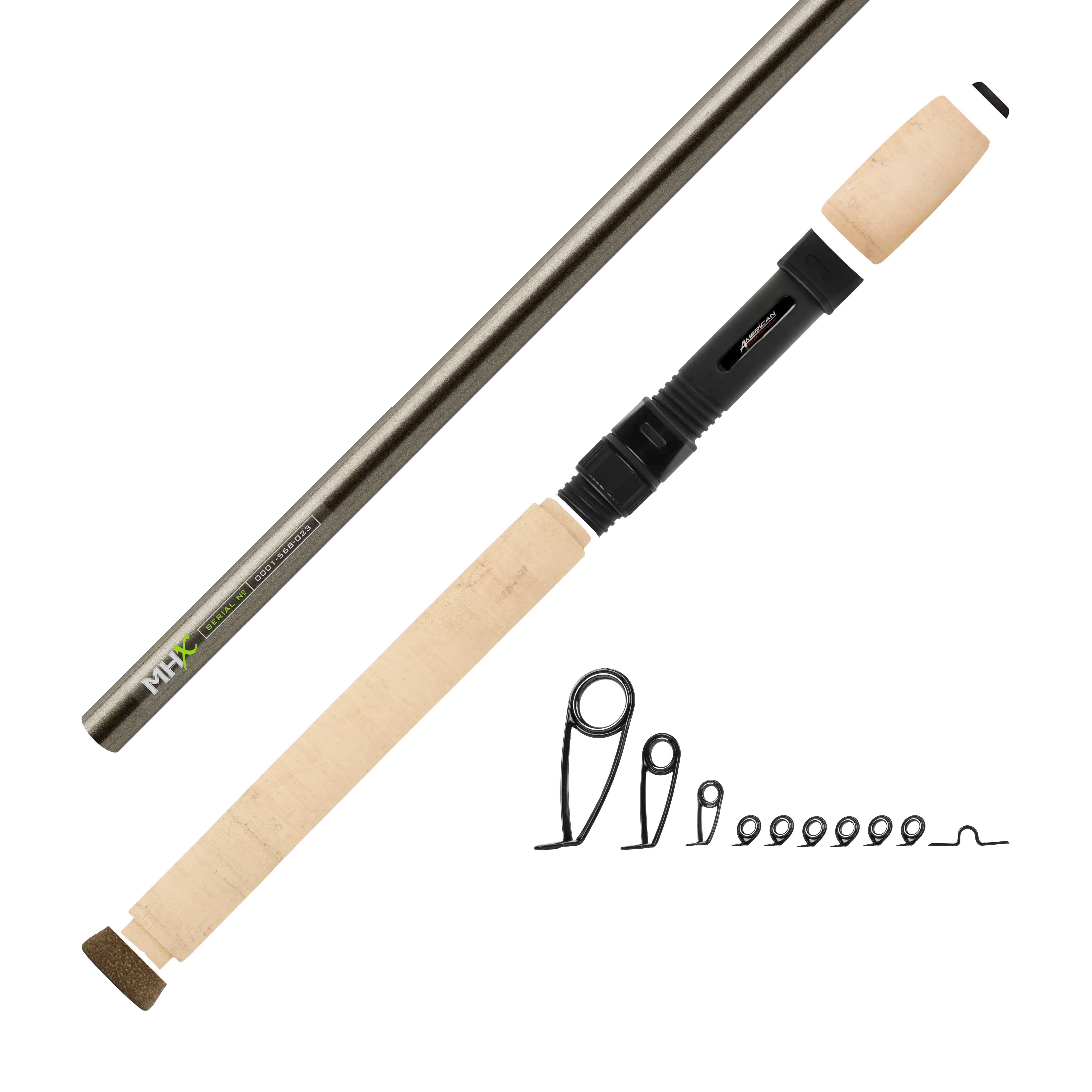 6'6" Ultralight MHX Light Spinning Rod Kit