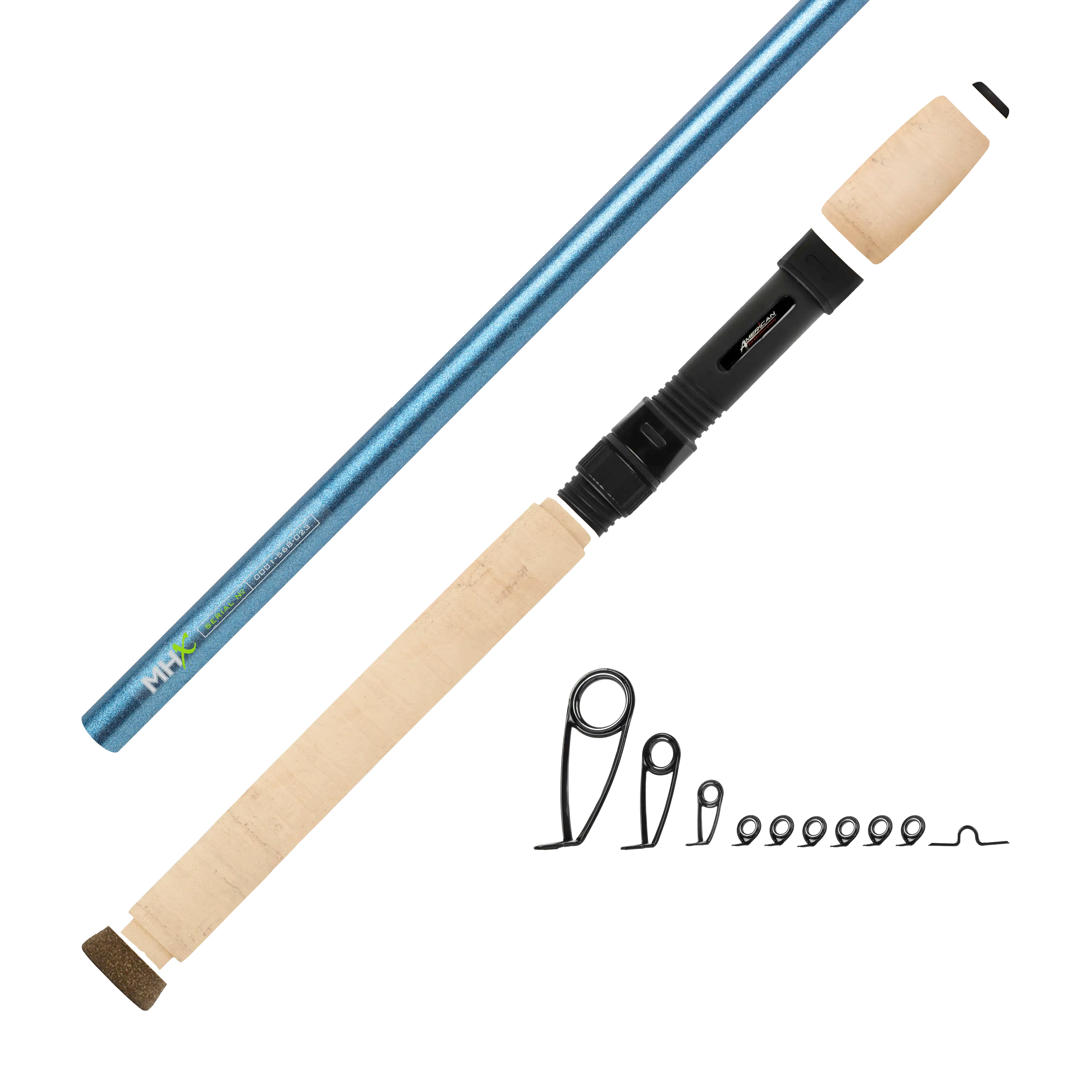 6'6" Ultralight MHX Light Spinning Rod Kit