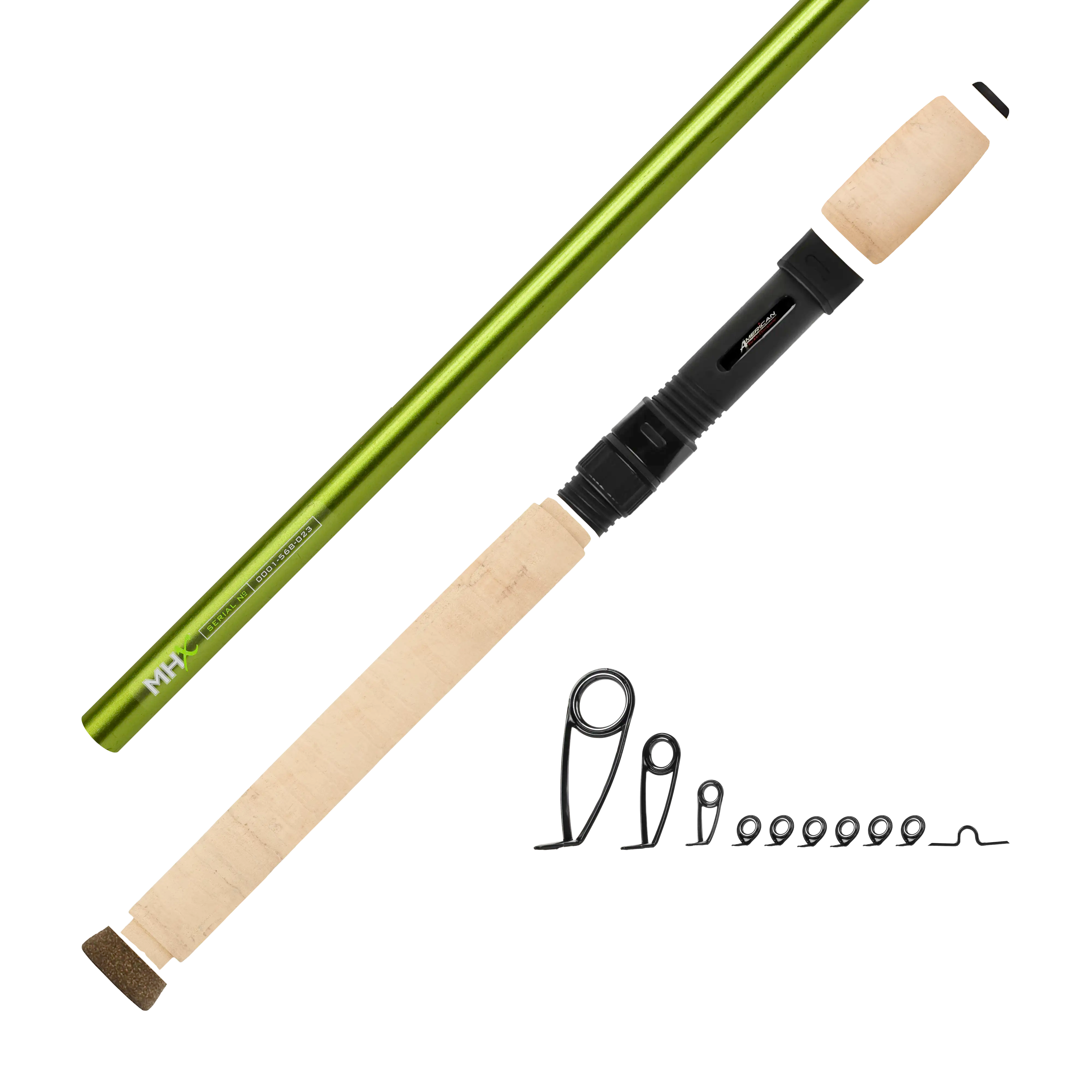6'6" Ultralight MHX Light Spinning Rod Kit