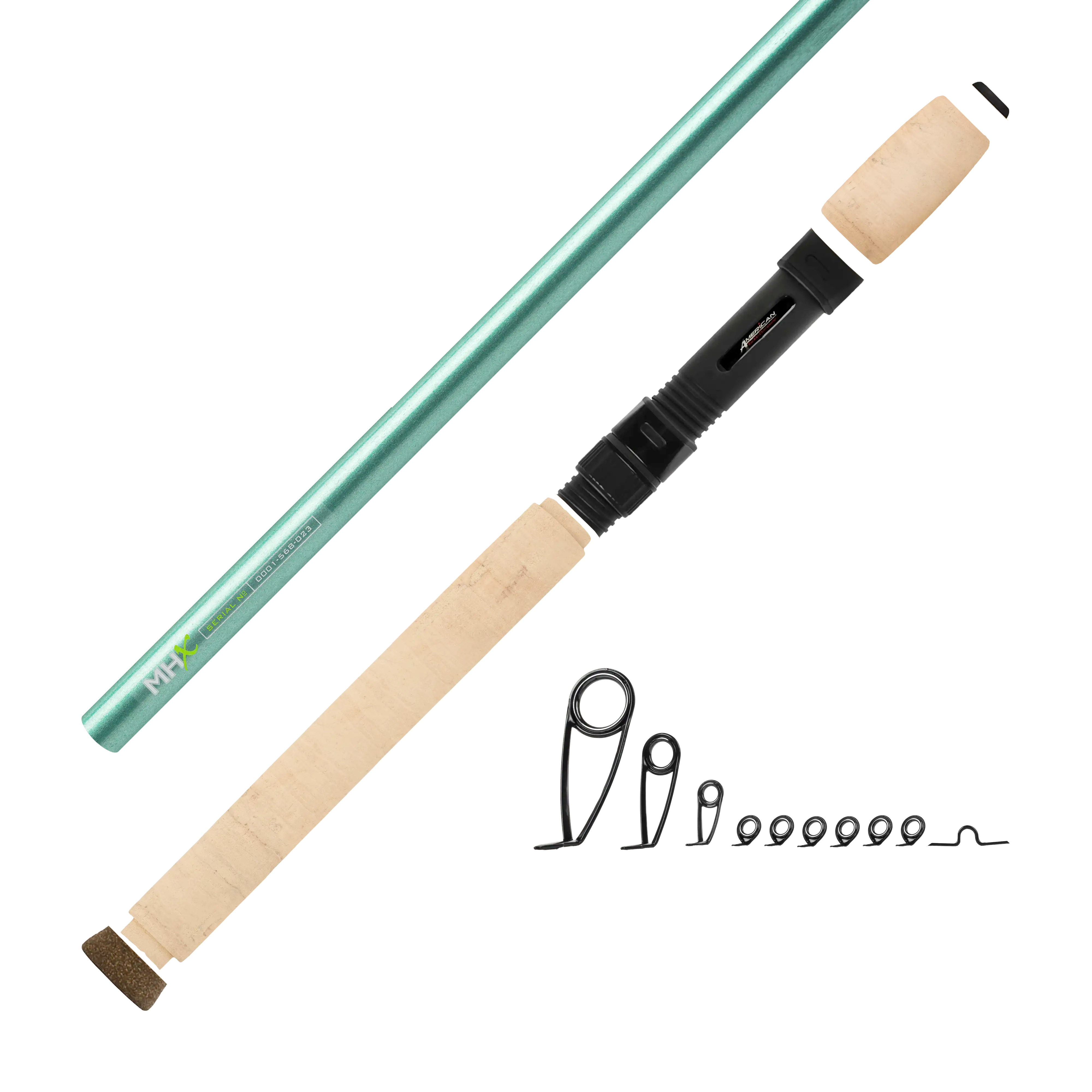 6'6" Ultralight MHX Light Spinning Rod Kit