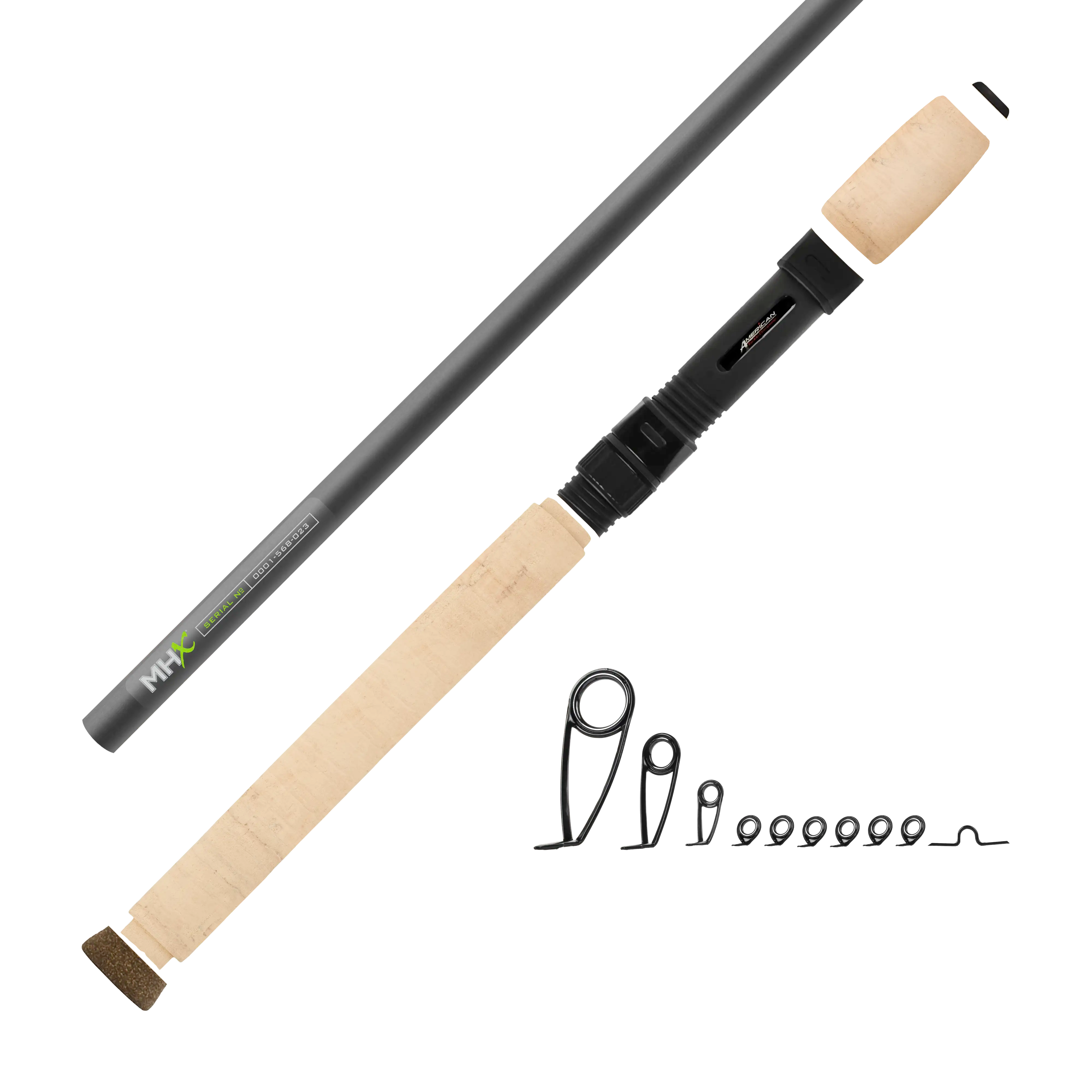 6'6" Ultralight MHX Light Spinning Rod Kit