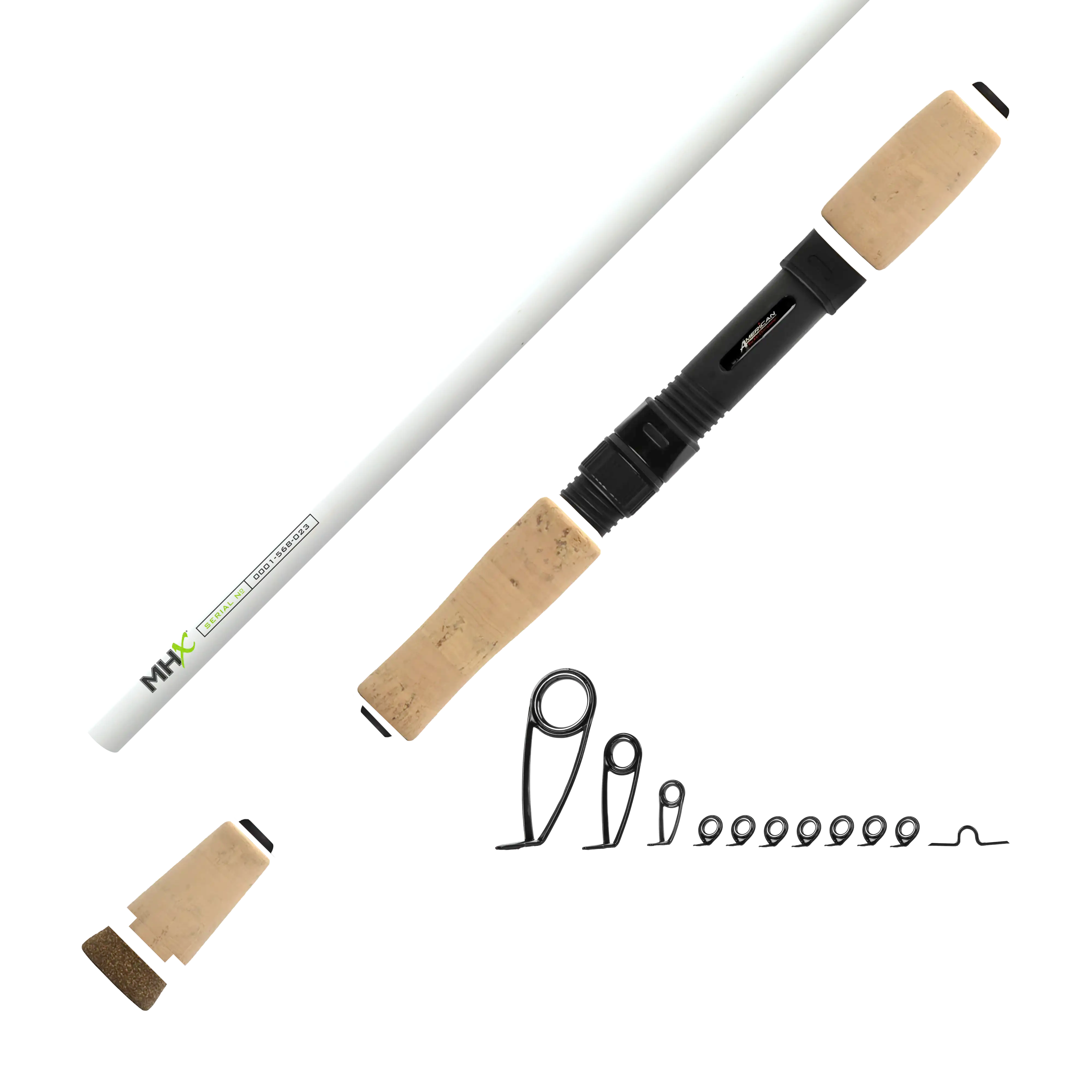 7'0" Med-Light MHX Spin Jig Spinning Rod Kit
