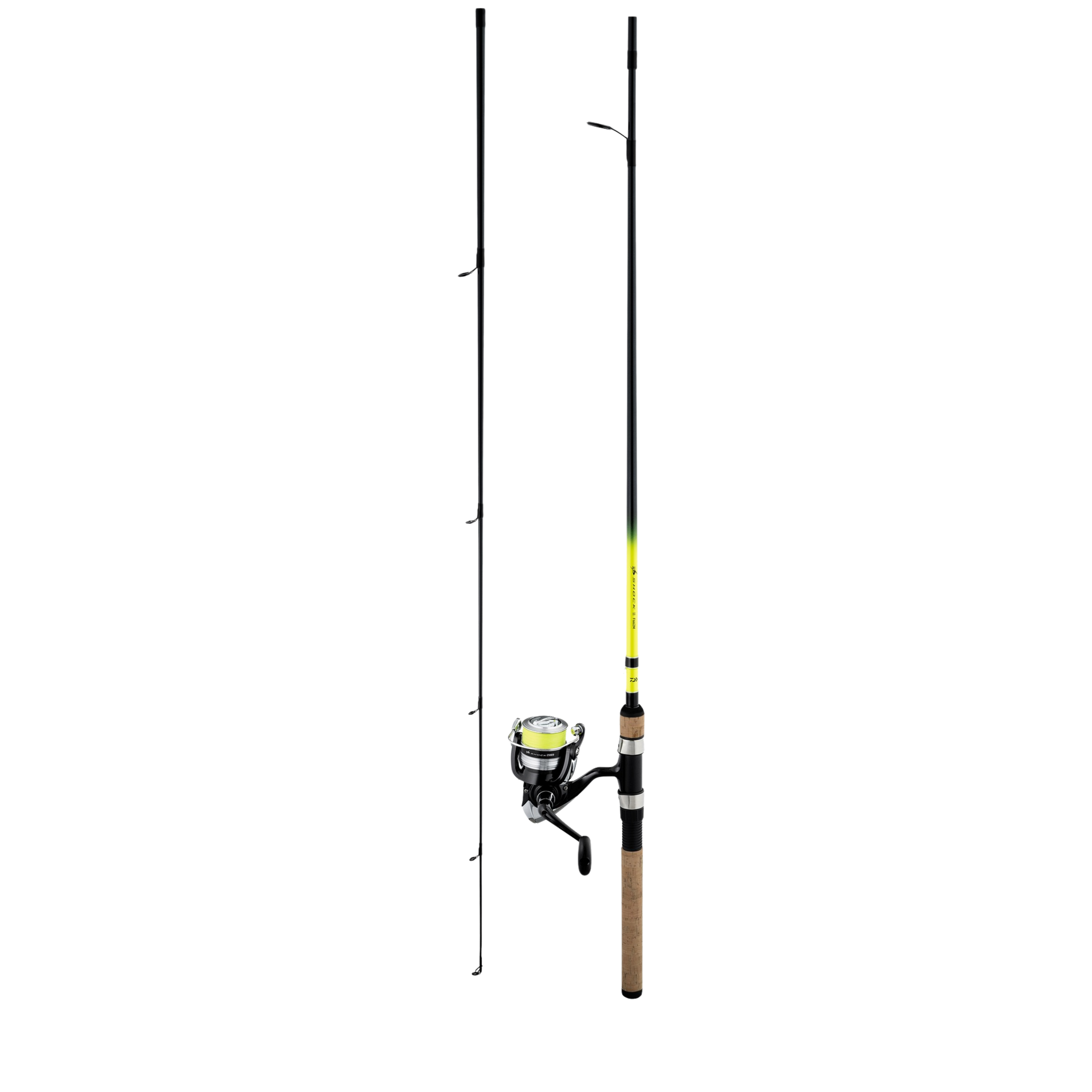 Daiwa D-Shock II Spinning Combo with Braided Line