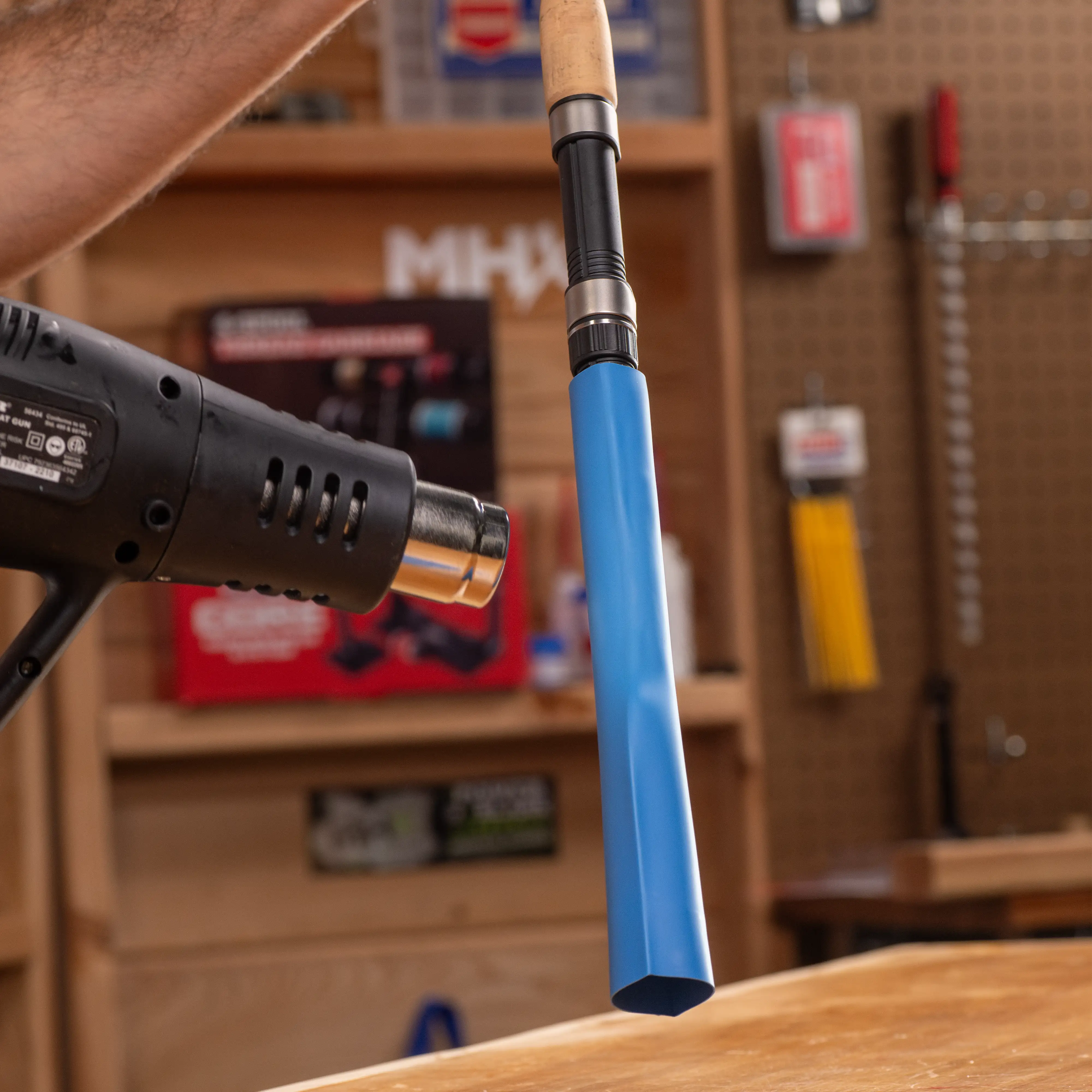 American Tackle Smooth Heat Shrink Grip Tubing – Black, Blue & White