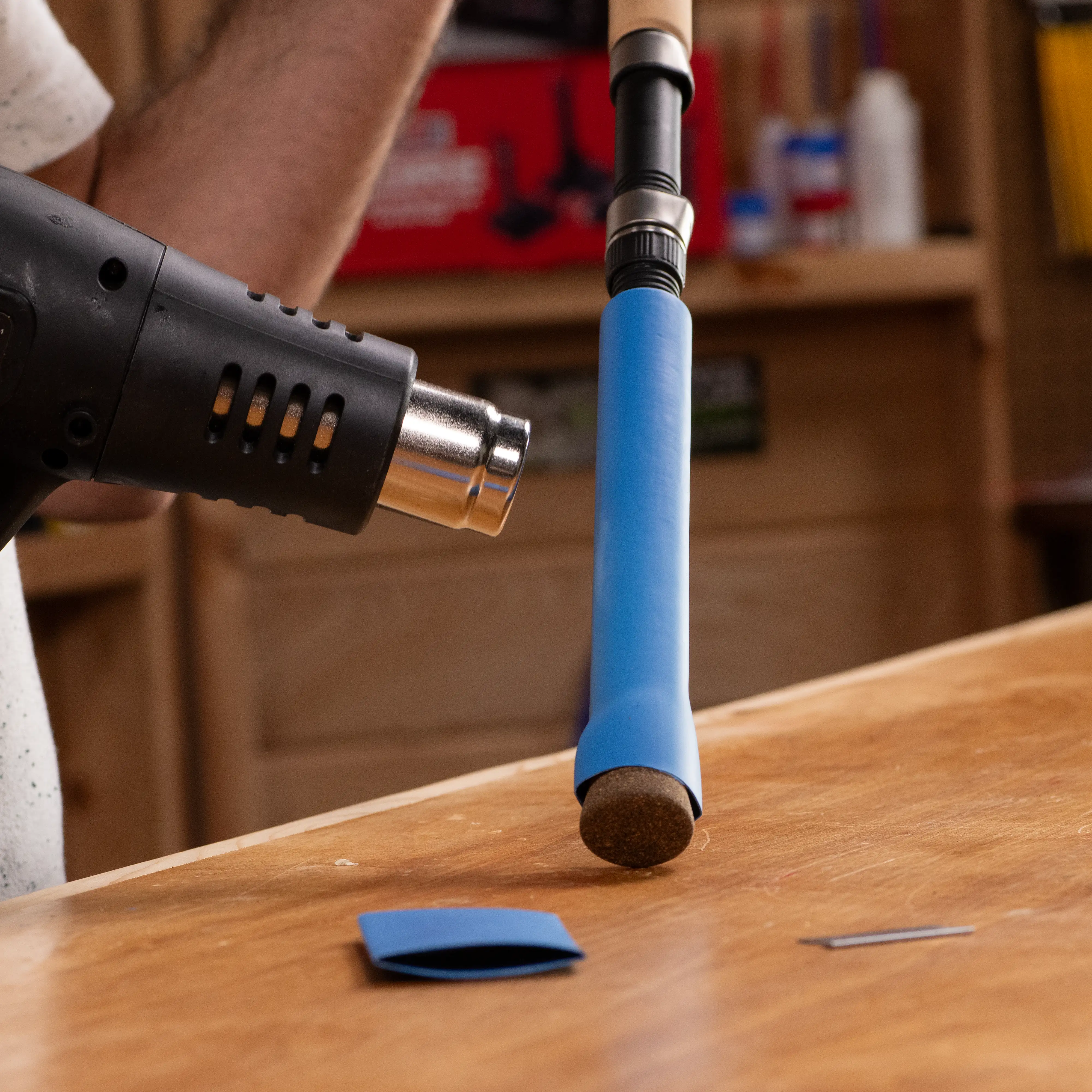 American Tackle Smooth Heat Shrink Grip Tubing – Black, Blue & White