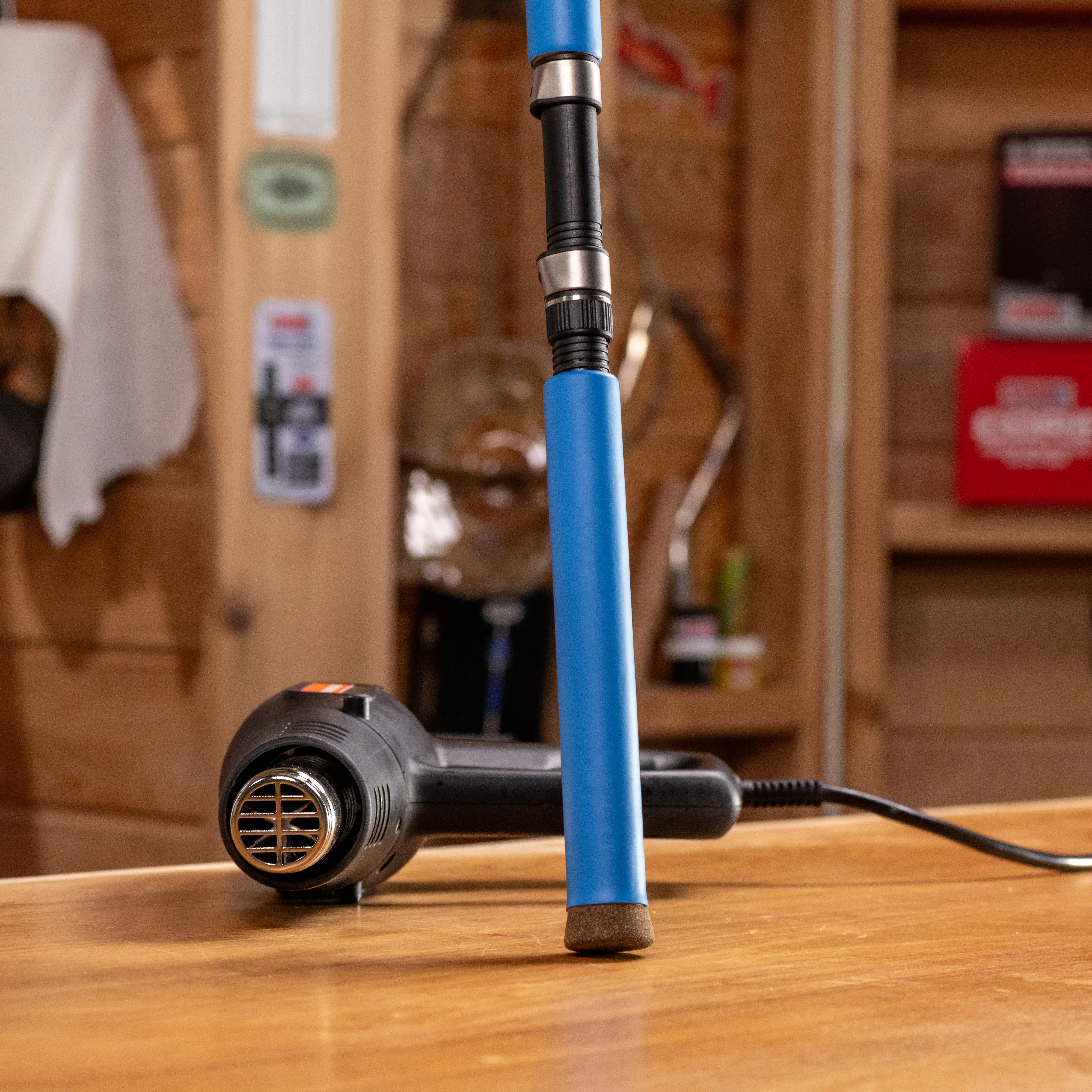 American Tackle Smooth Heat Shrink Grip Tubing – Black, Blue & White