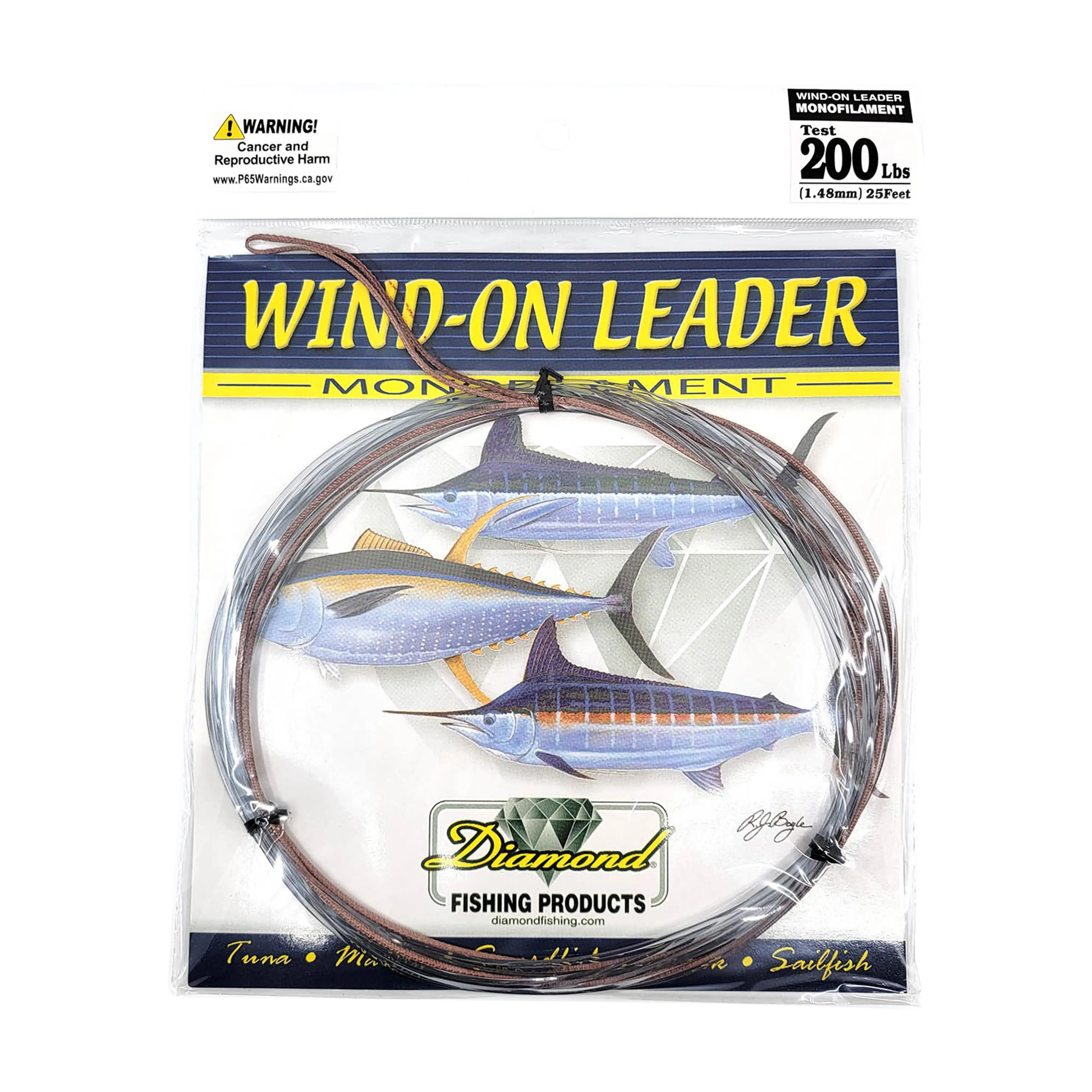 Diamond Monofilament Wind-On Leader