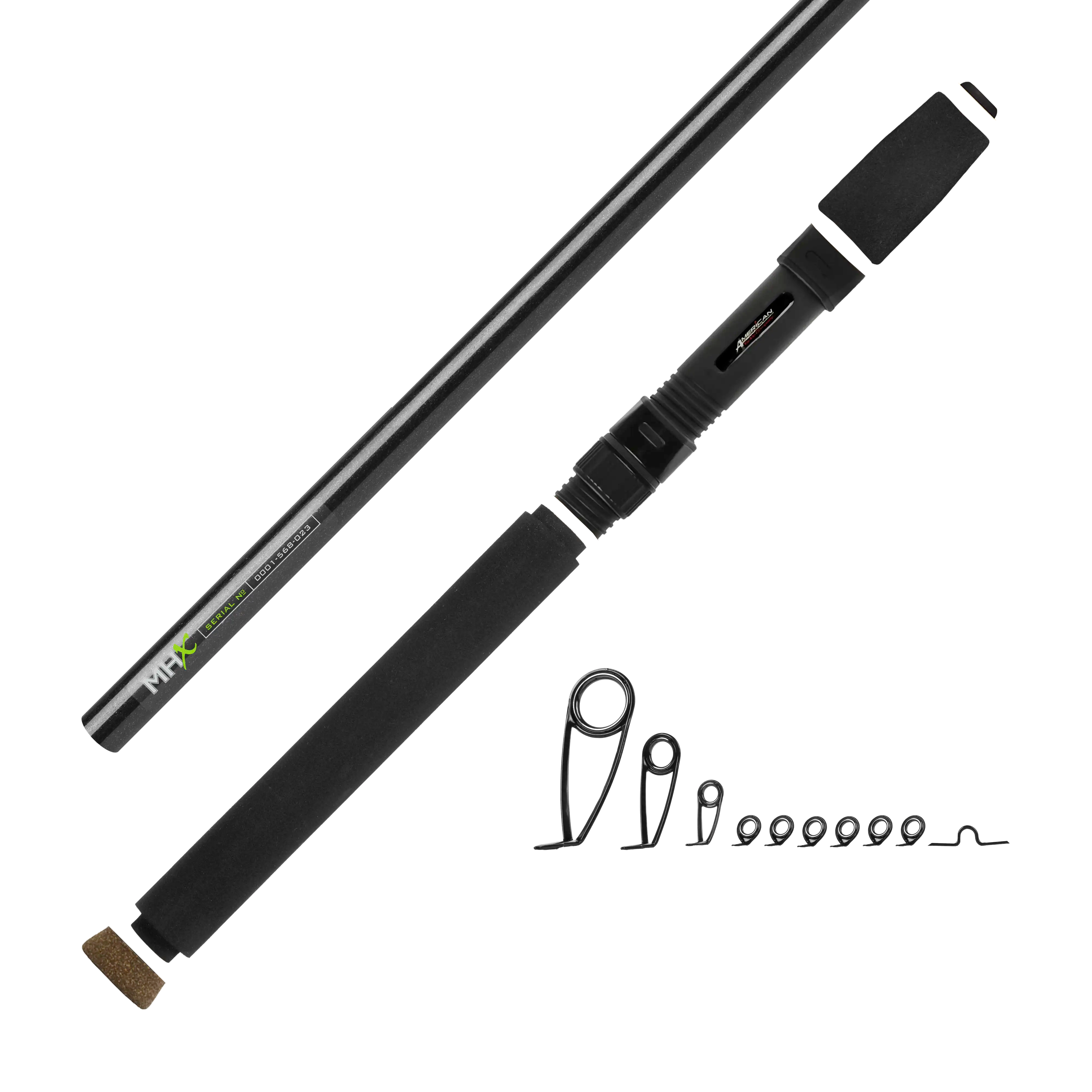 6'6" Ultralight MHX Light Spinning Rod Kit