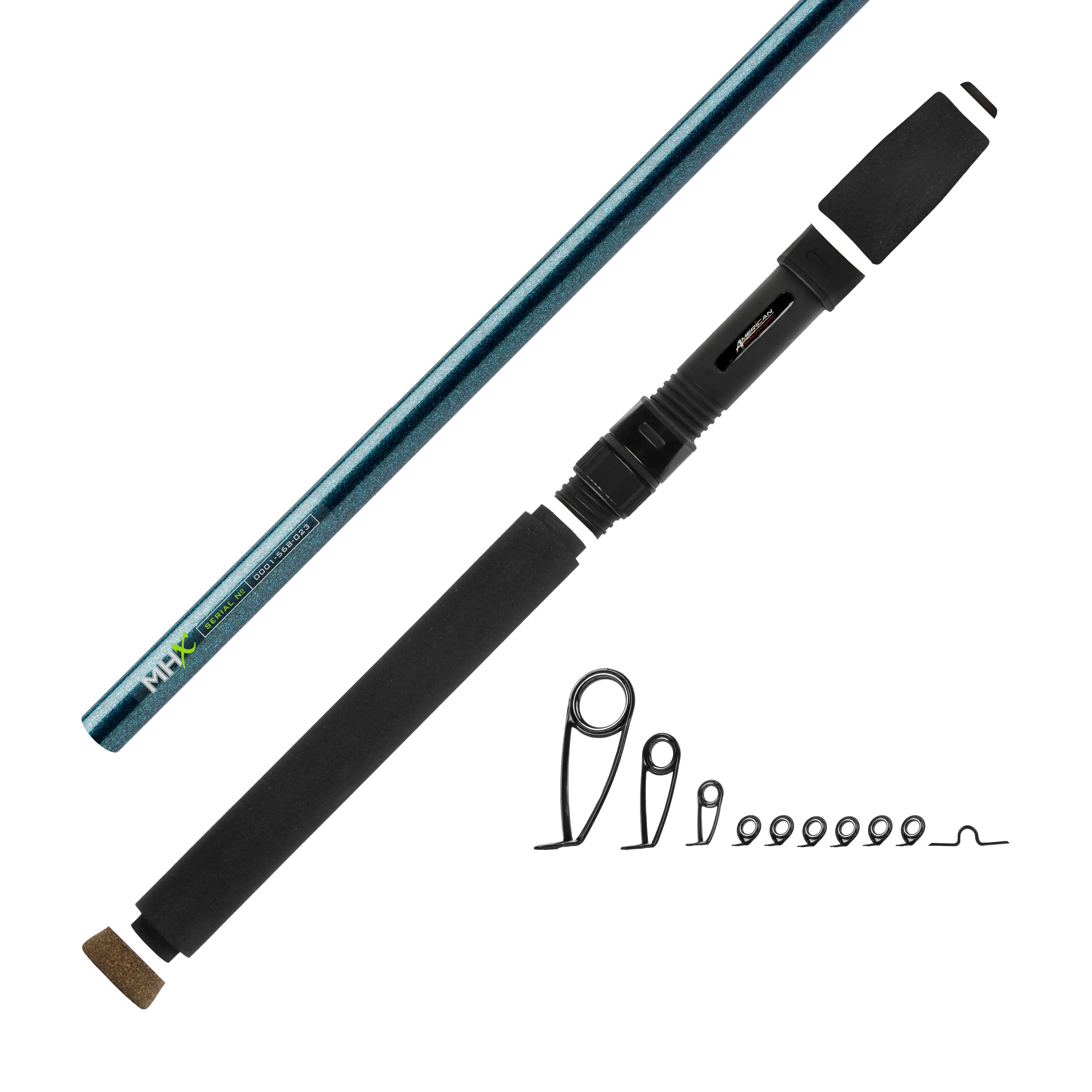 6'6" Ultralight MHX Light Spinning Rod Kit