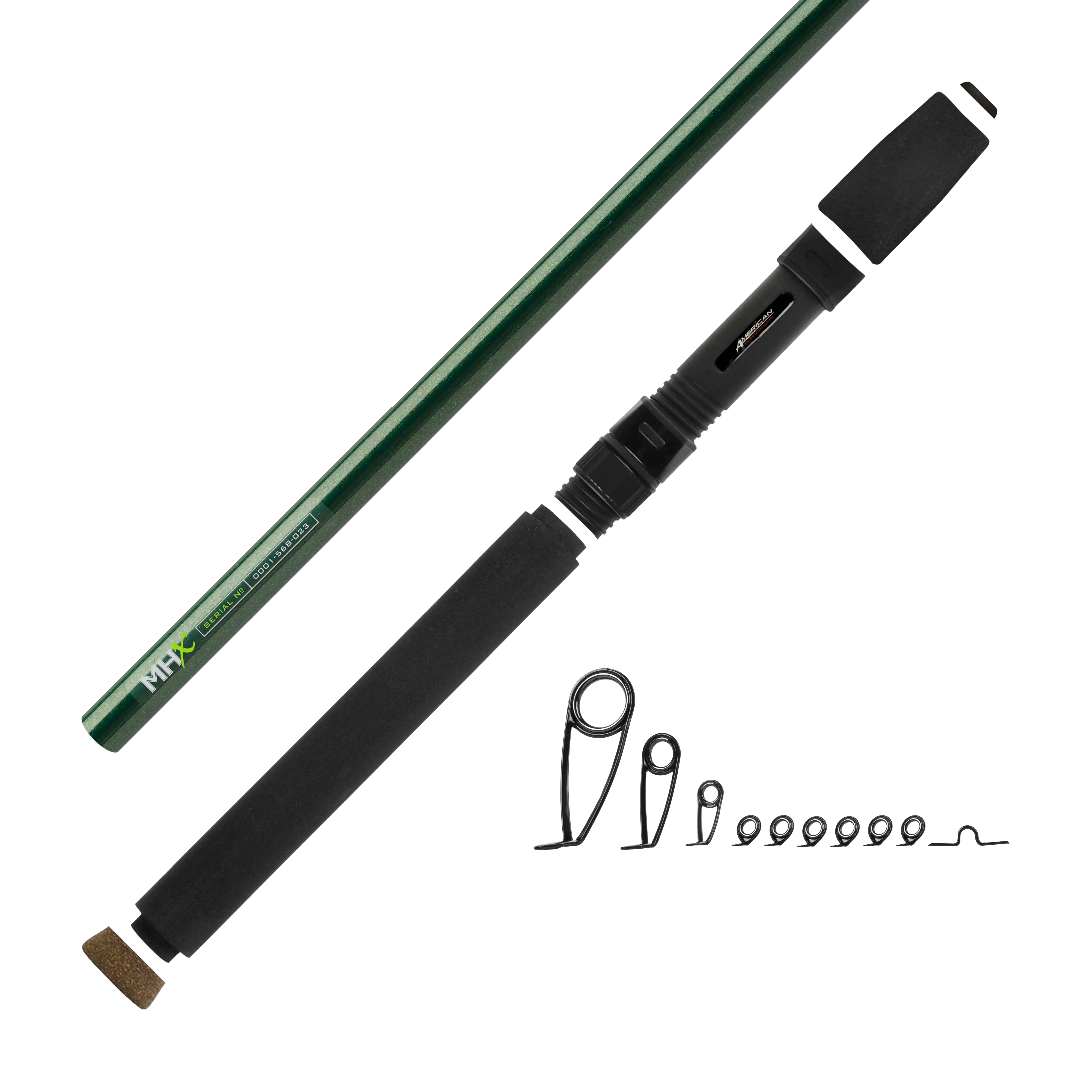 6'6" Ultralight MHX Light Spinning Rod Kit