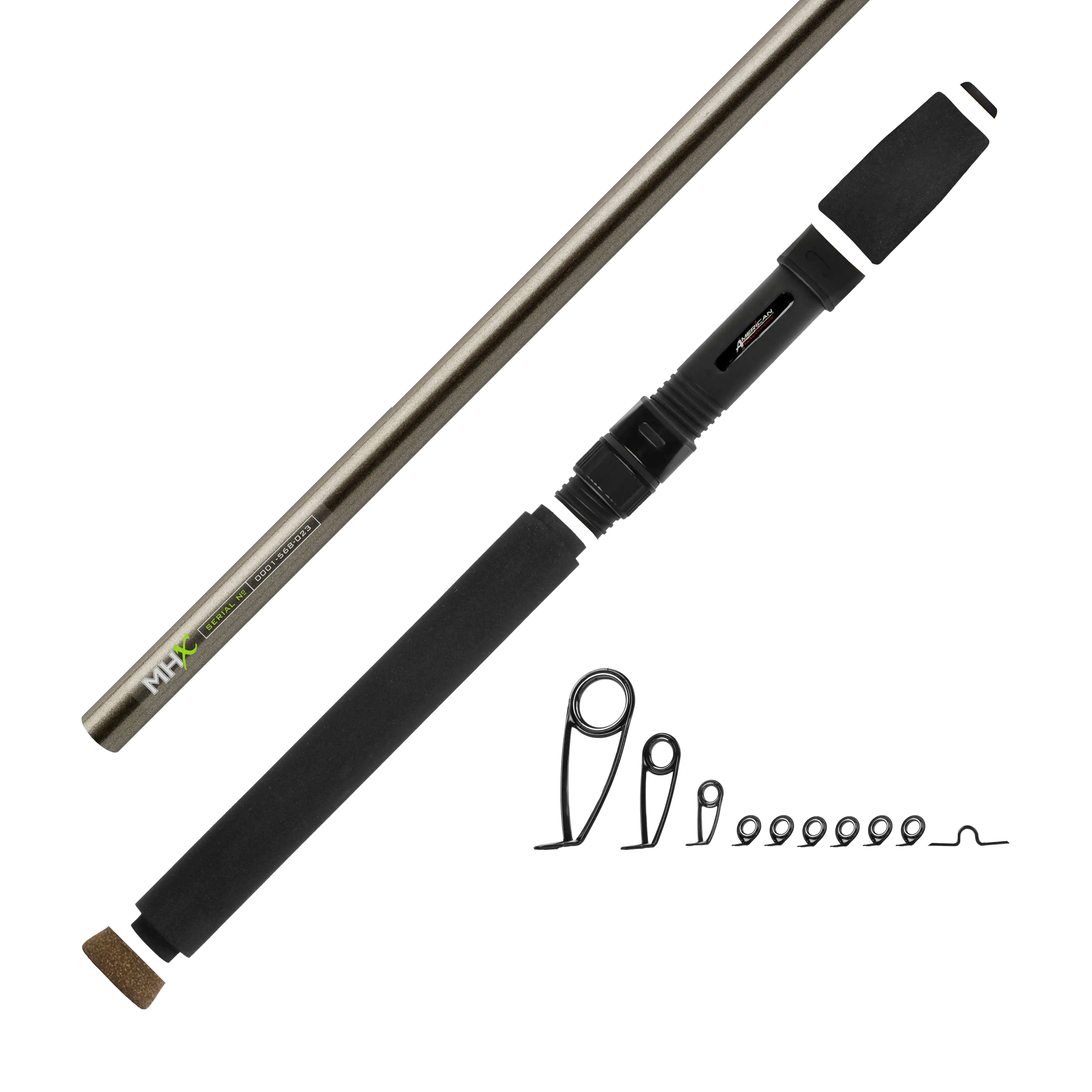 6'6" Ultralight MHX Light Spinning Rod Kit